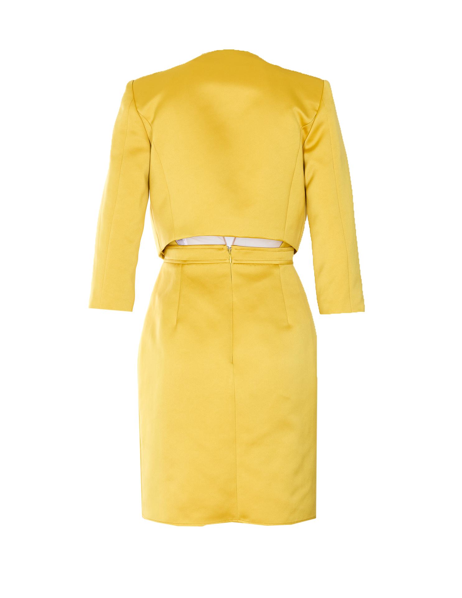 elisabetta franchi dresses yellow polyester - women