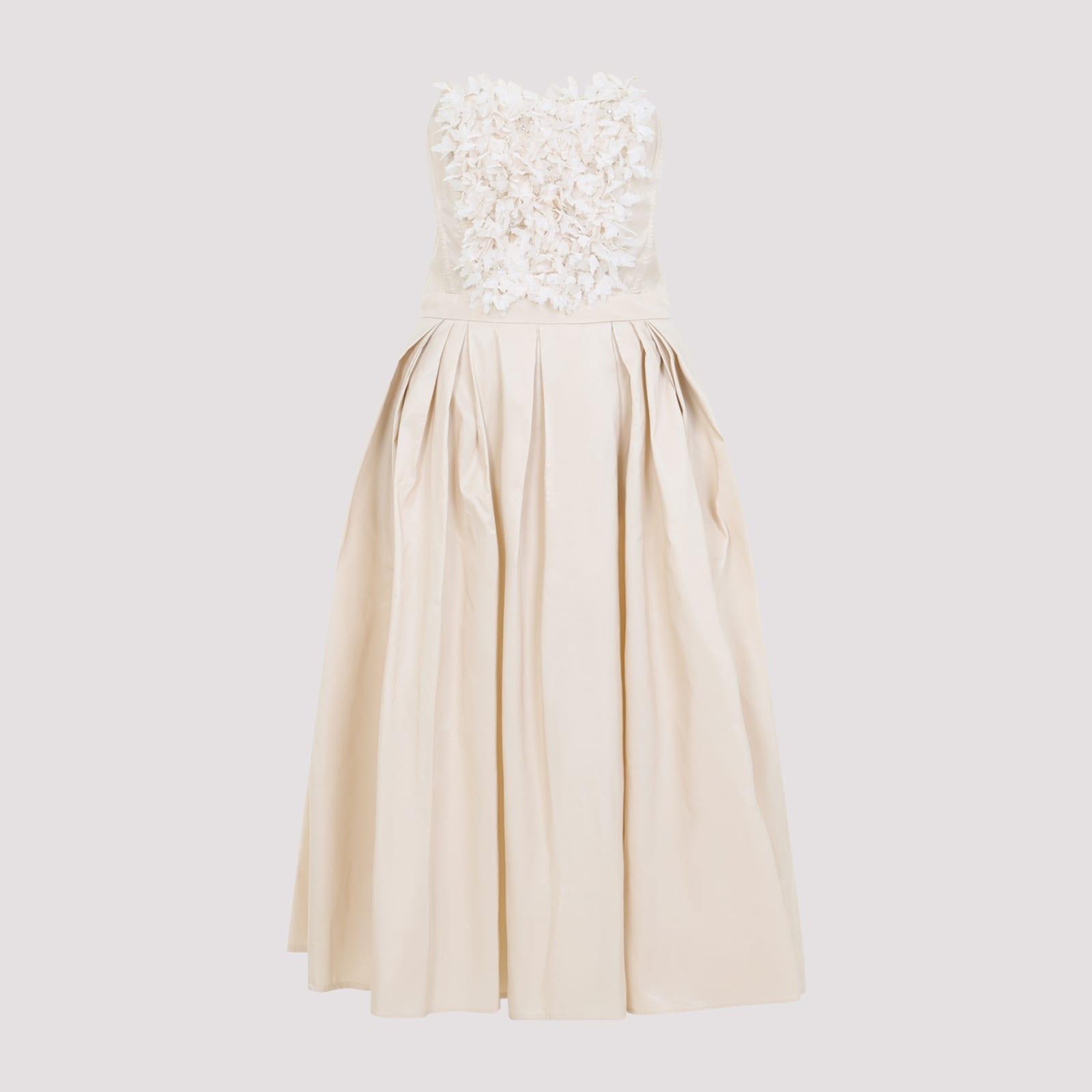 elisabetta franchi embroidered mini dress