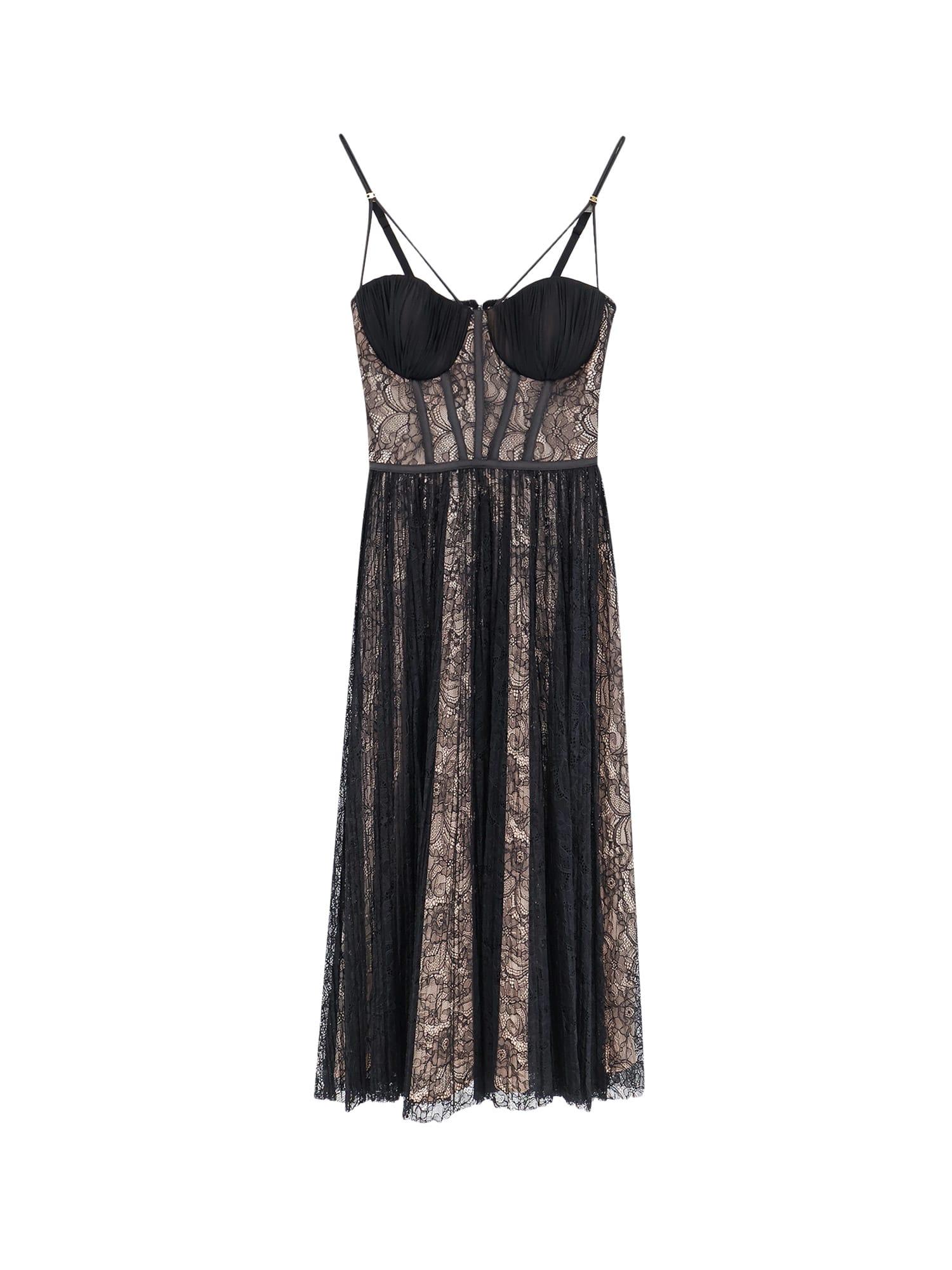 elisabetta franchi events lace dress