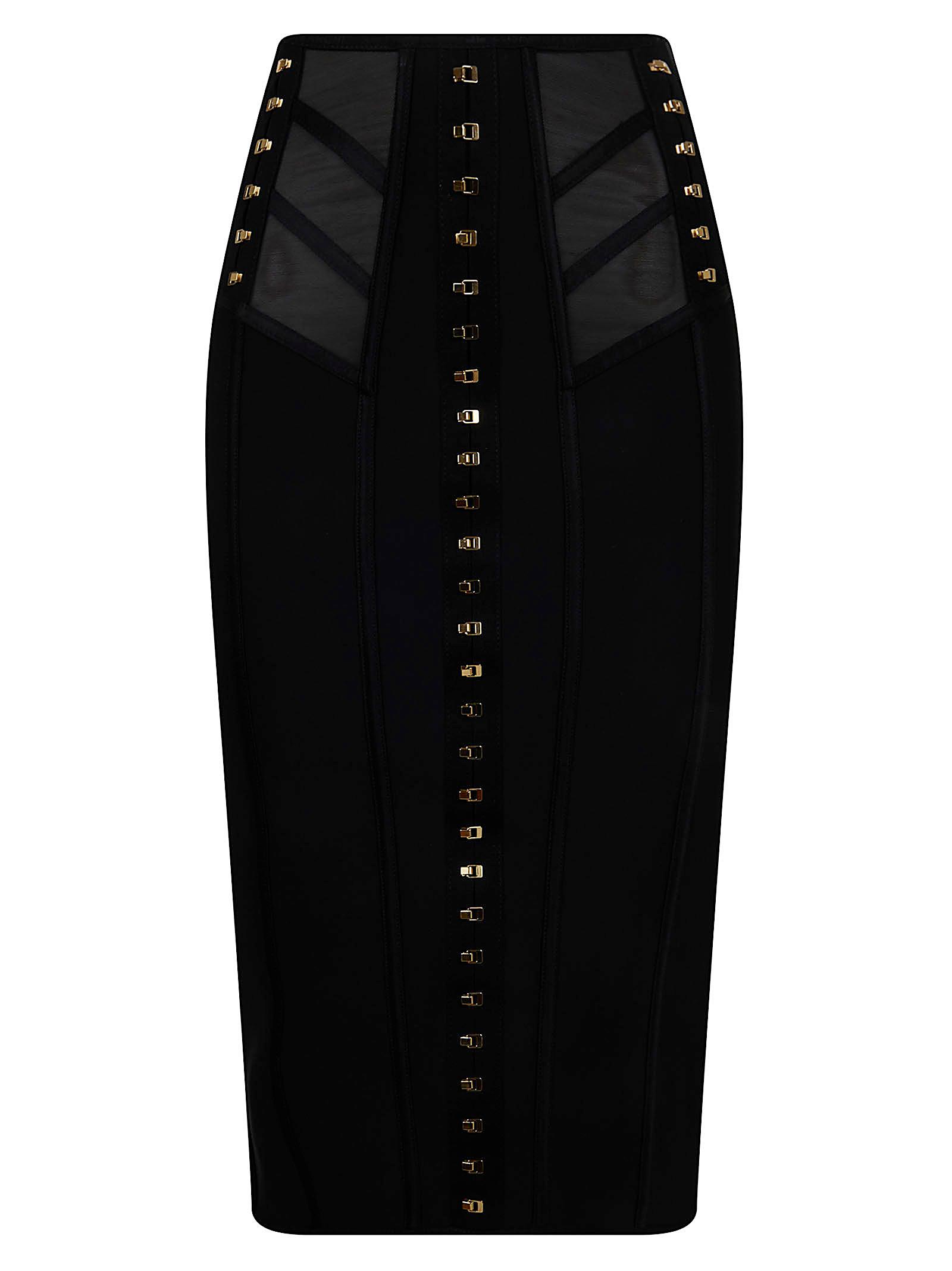 elisabetta franchi gonna black paea - women