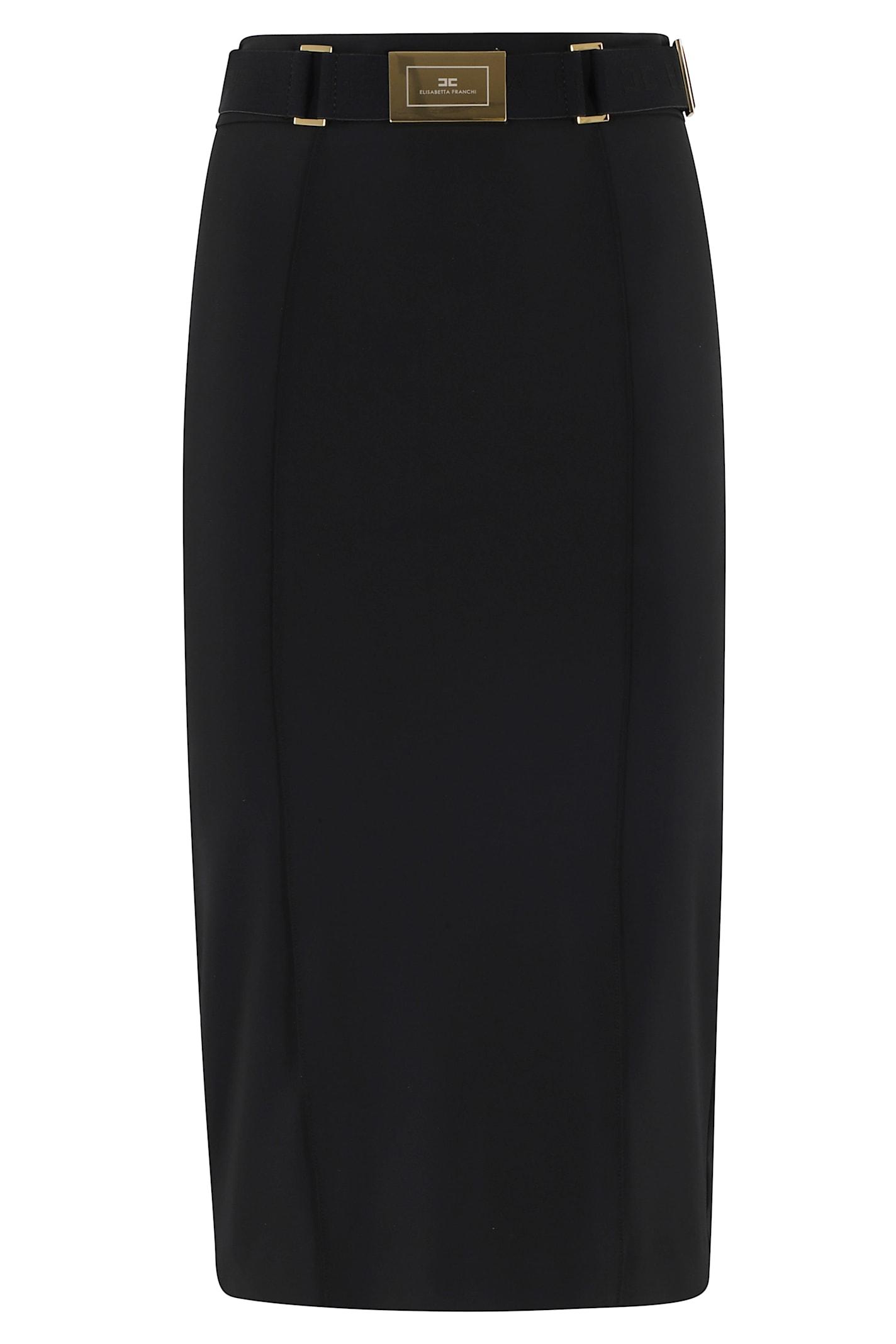 elisabetta franchi gonna con cintura