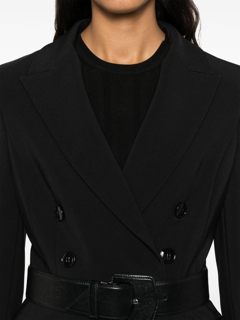 elisabetta franchi jackets black outer: polyester - women