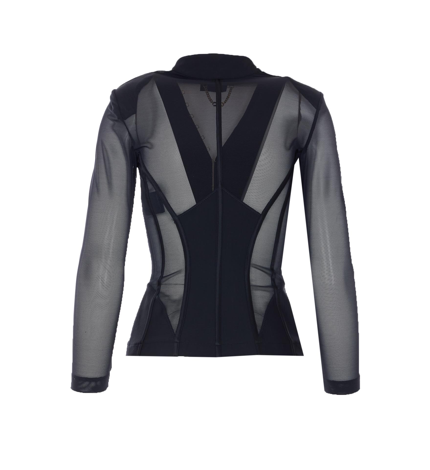 elisabetta franchi jackets black polyamide - women