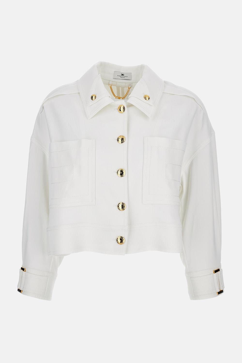 elisabetta franchi jackets white vi ea - women