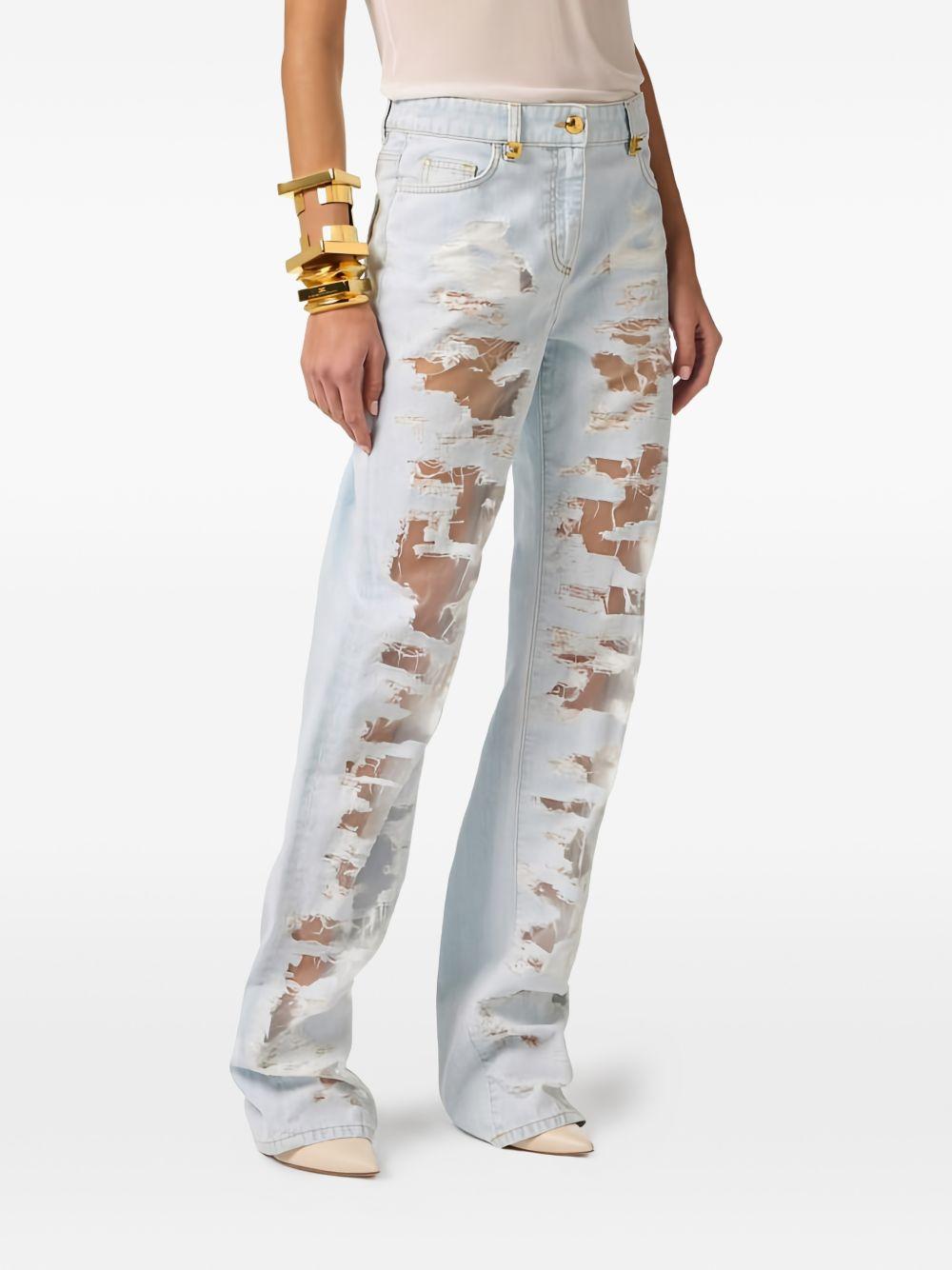 elisabetta franchi jeans clear blue cotton poliammide - women