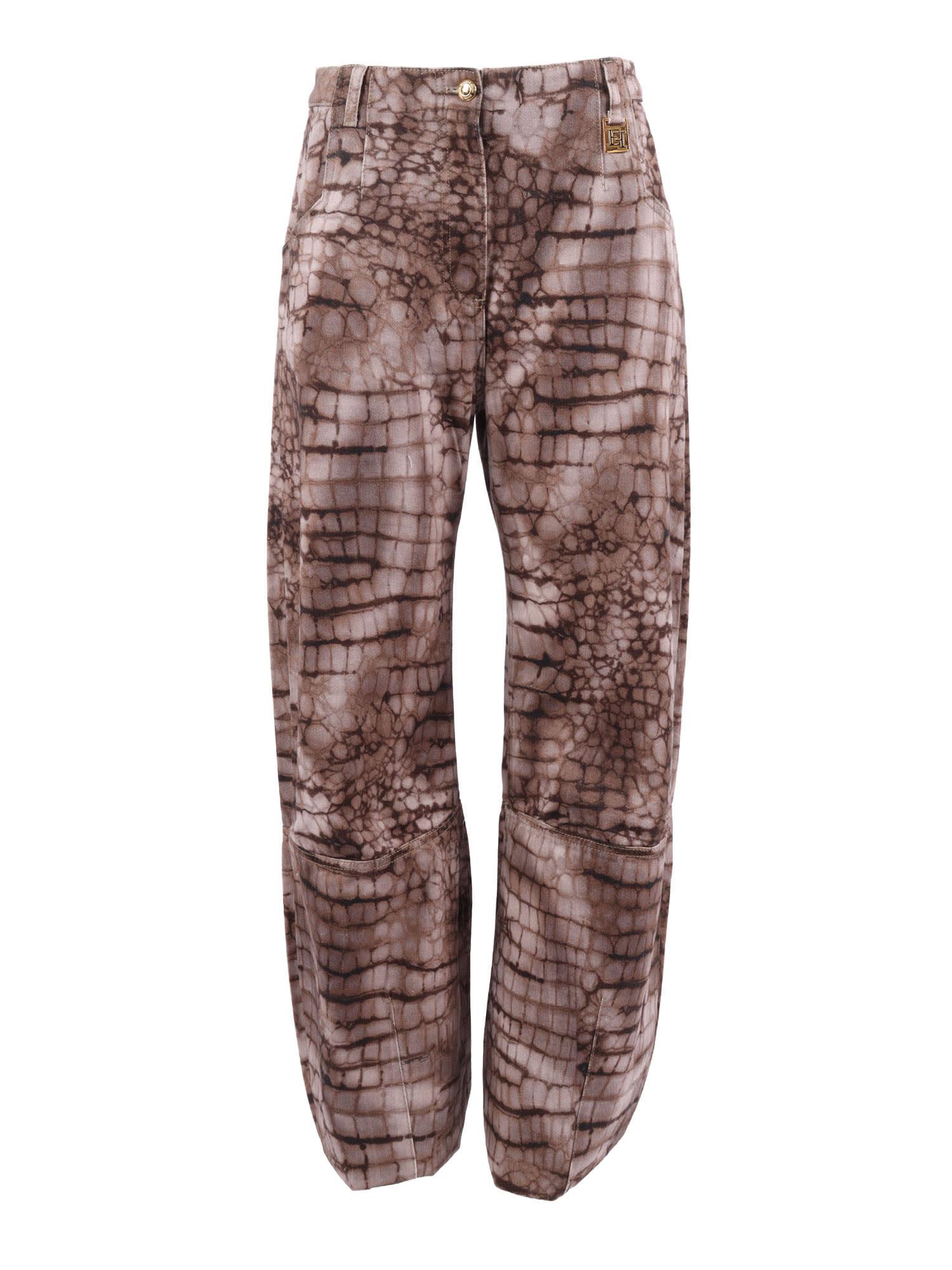 elisabetta franchi jeans-style trousers