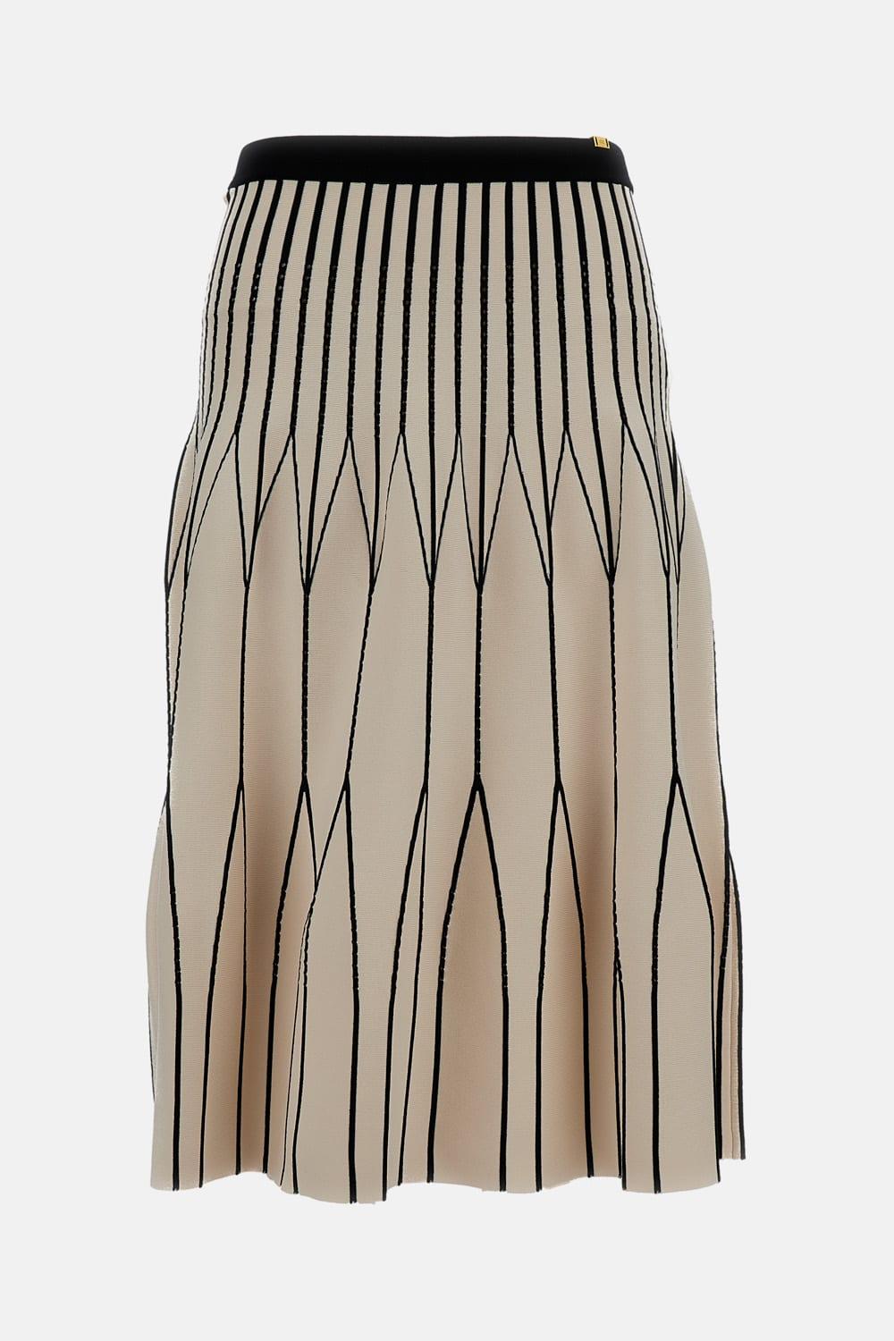 elisabetta franchi knit skirt