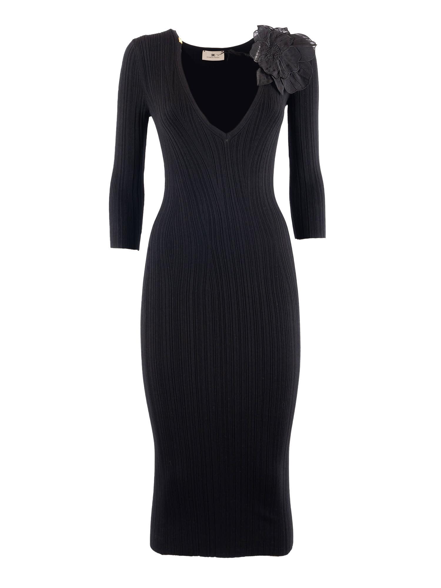 elisabetta franchi knitted dress