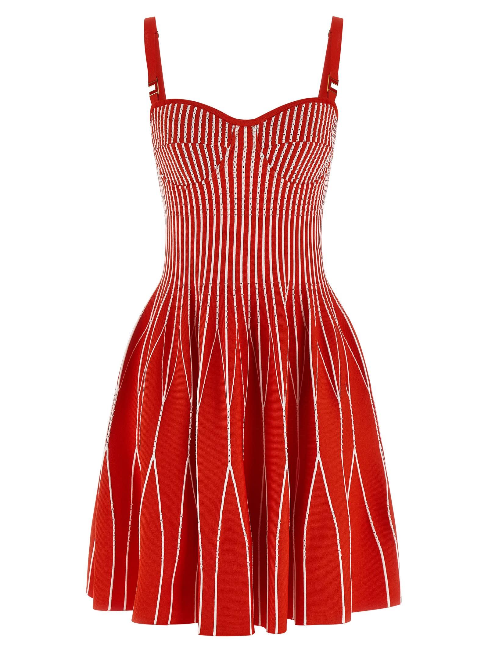 elisabetta franchi knitted dress