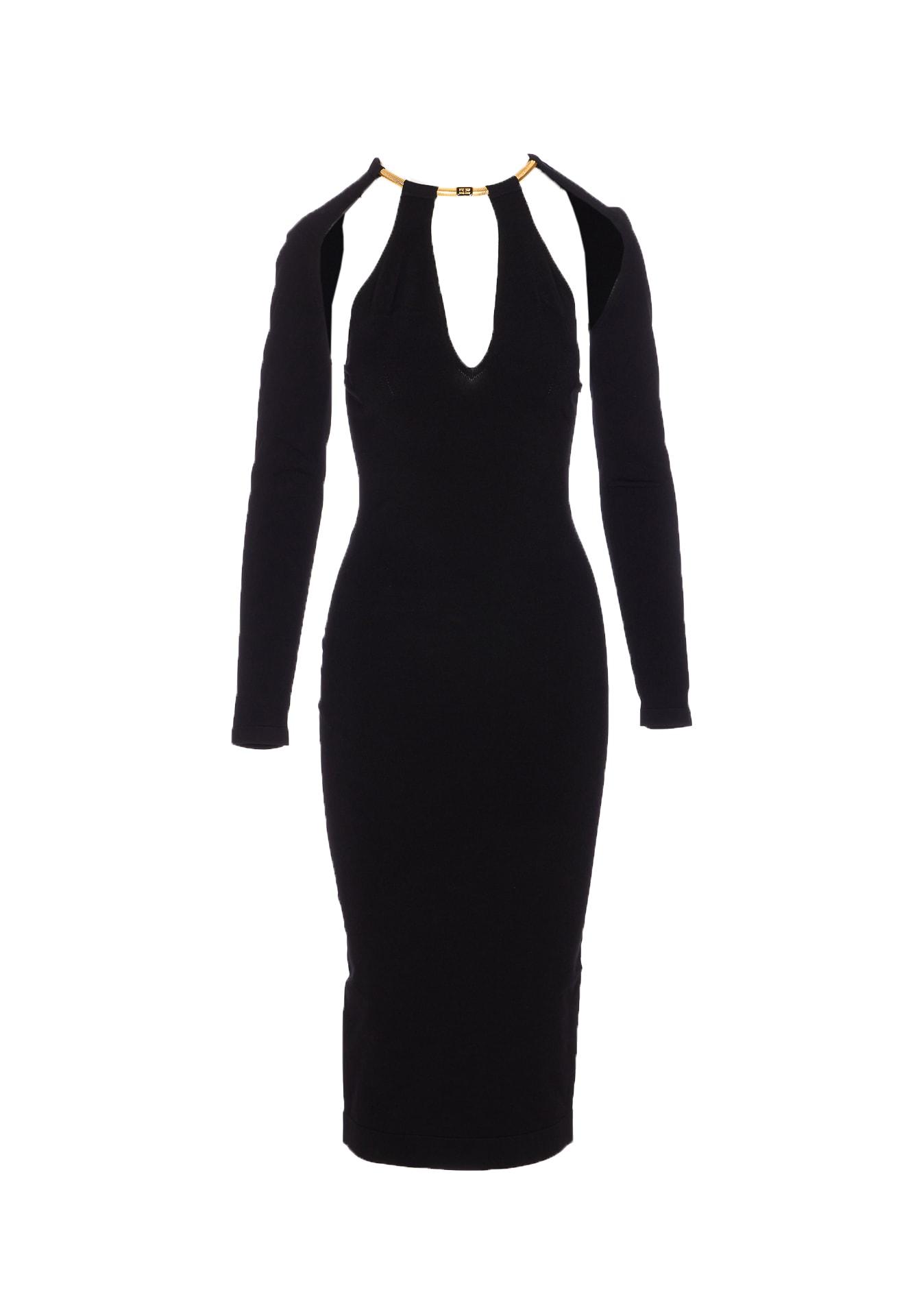 elisabetta franchi knitted dress