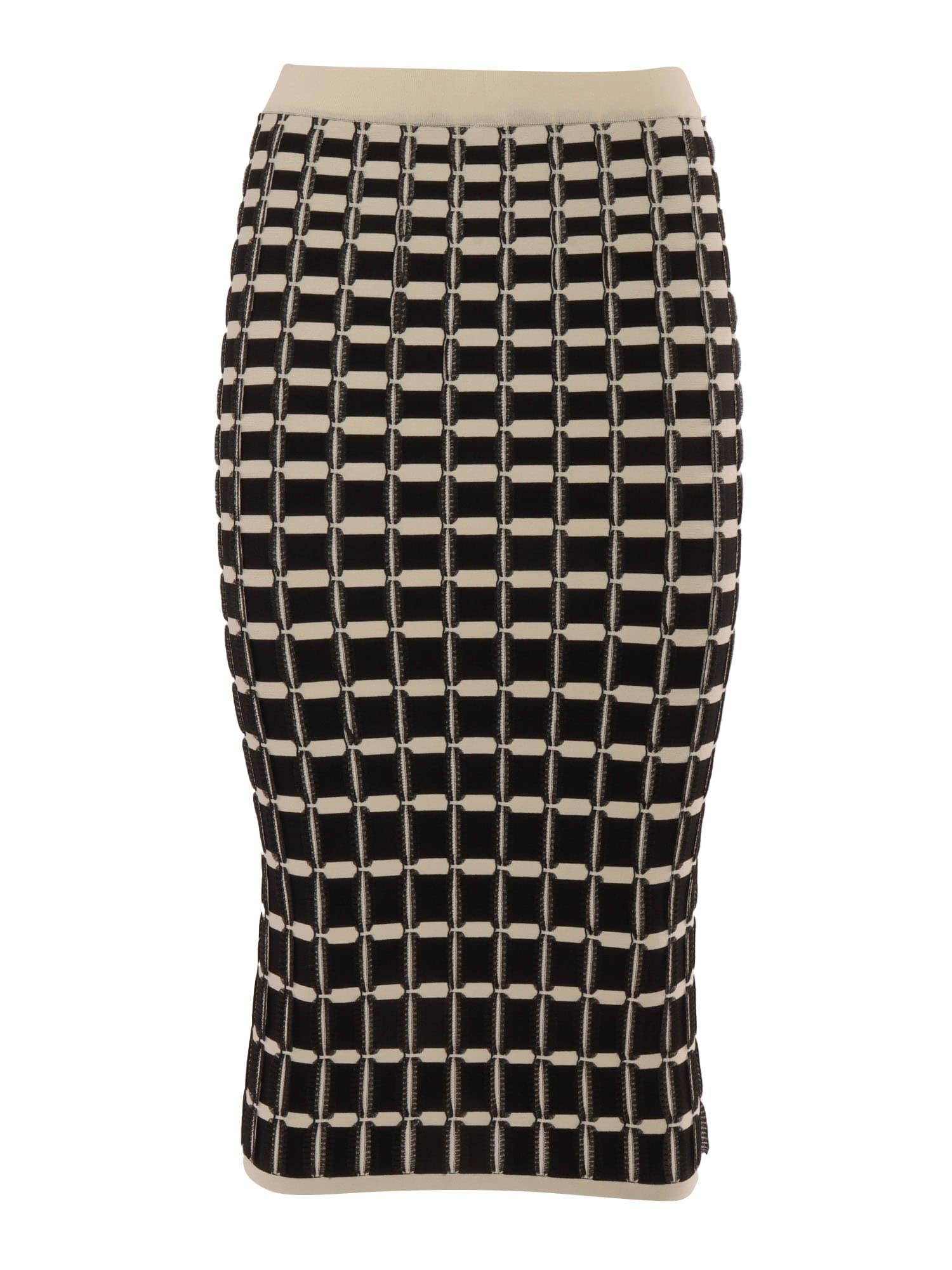 elisabetta franchi knitted skirt