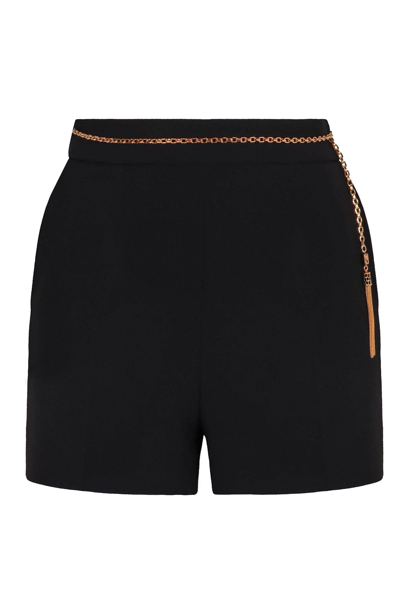 elisabetta franchi lightweight crêpe shorts