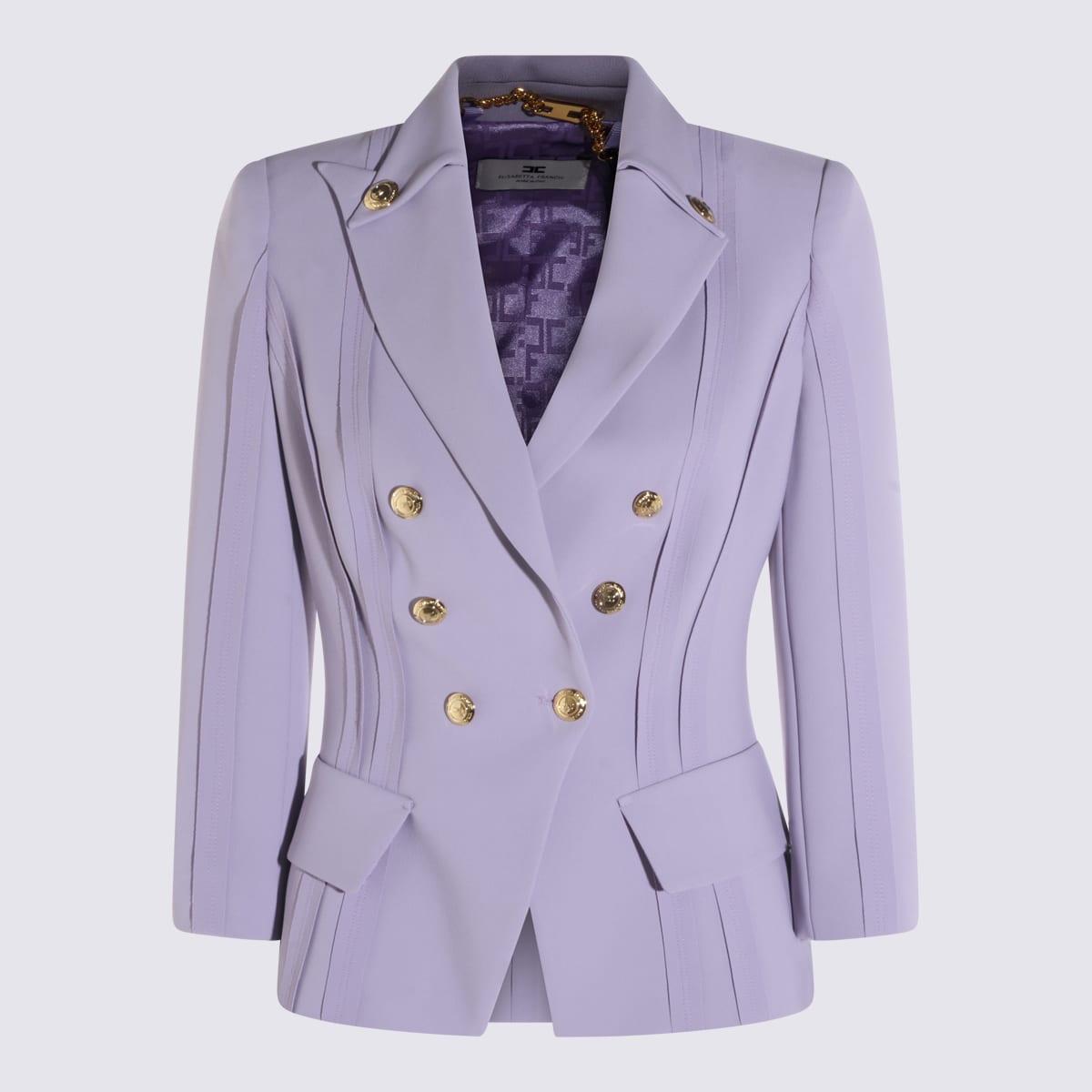 elisabetta franchi lilac blazer
