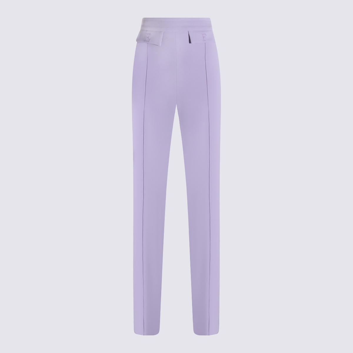 elisabetta franchi lilac cotton pants