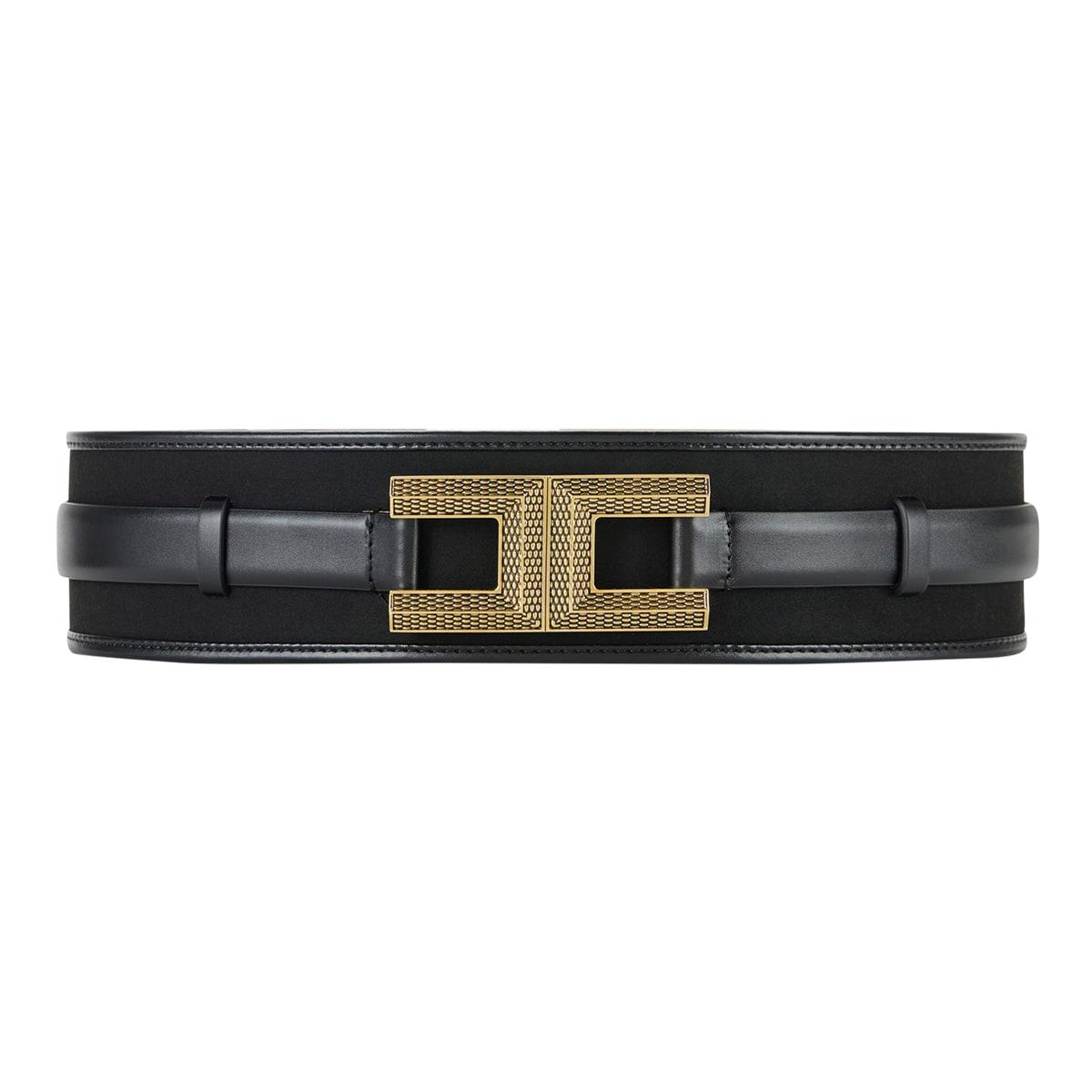 elisabetta franchi logo belt