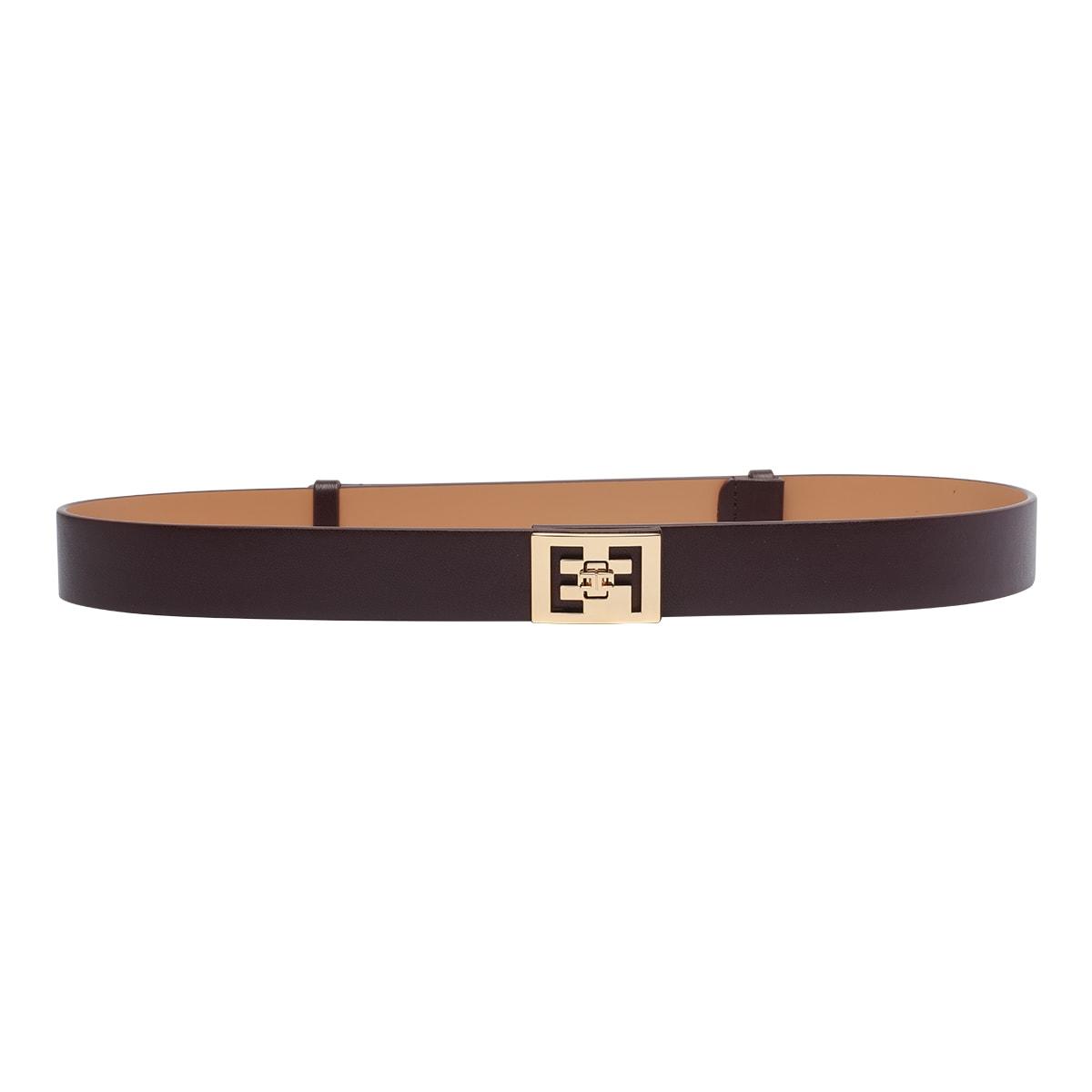 elisabetta franchi logo belt