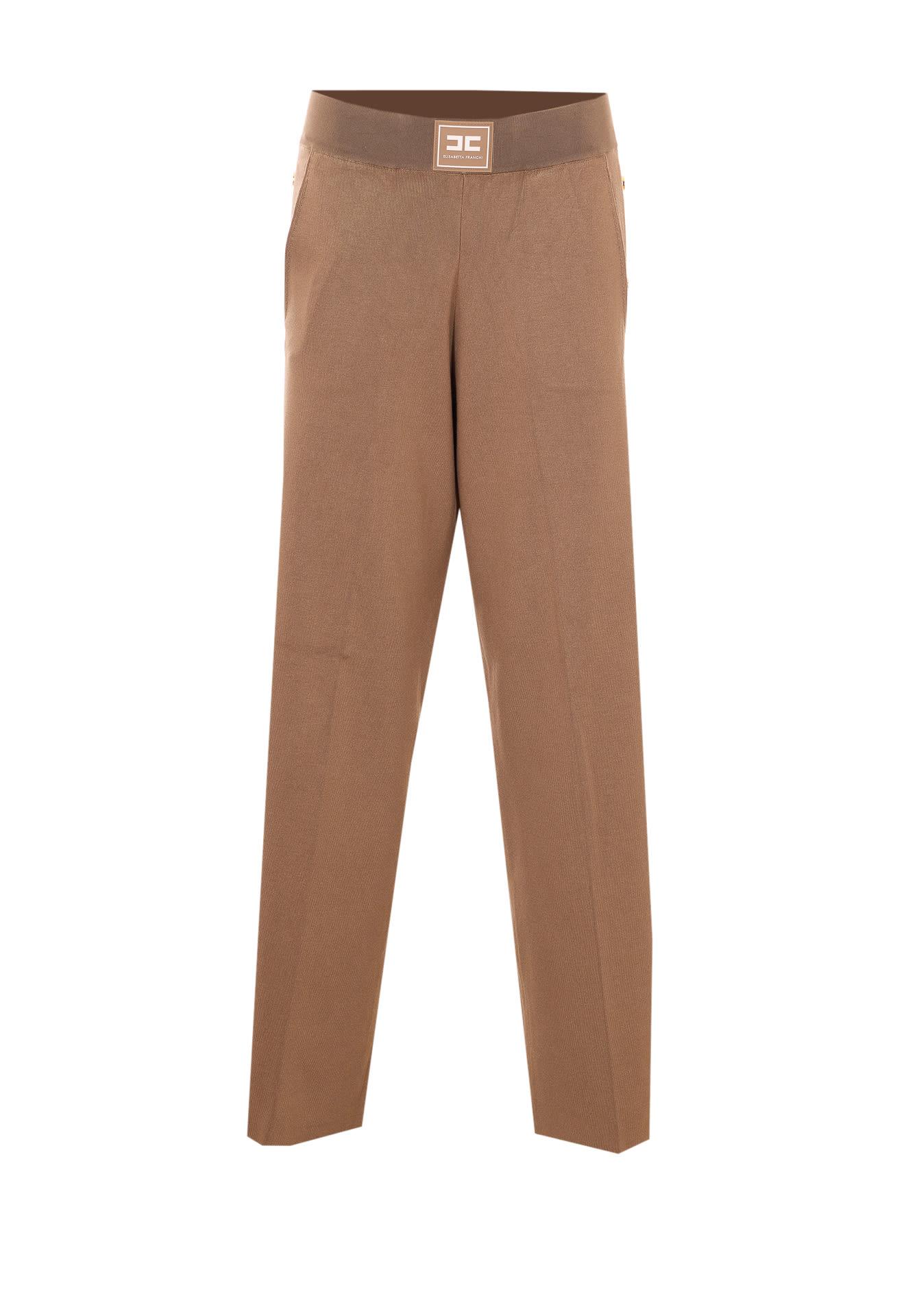 elisabetta franchi logo pants