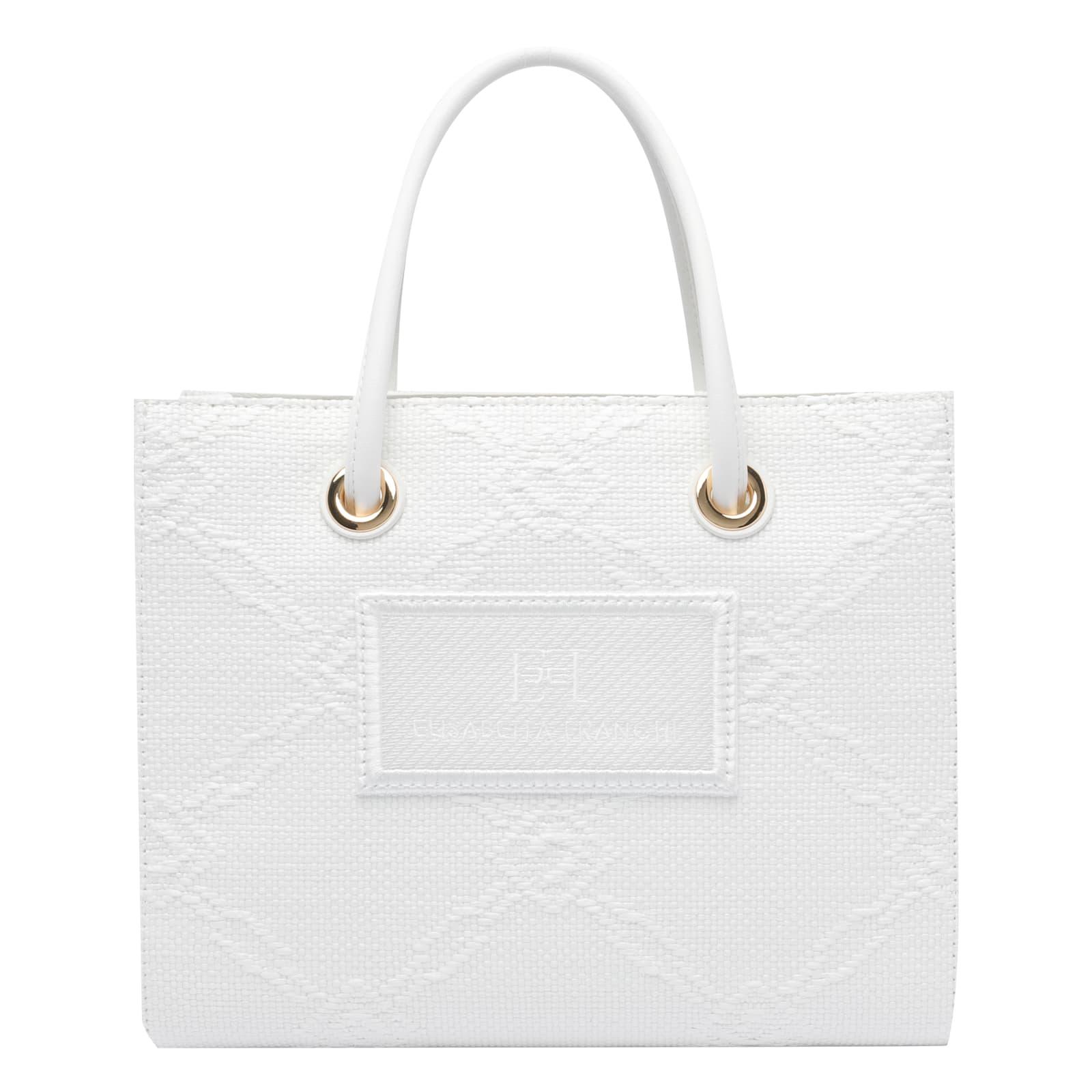 elisabetta franchi logo tote bag