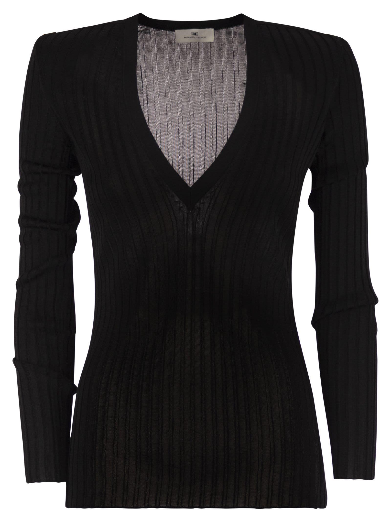 elisabetta franchi long sleeve top