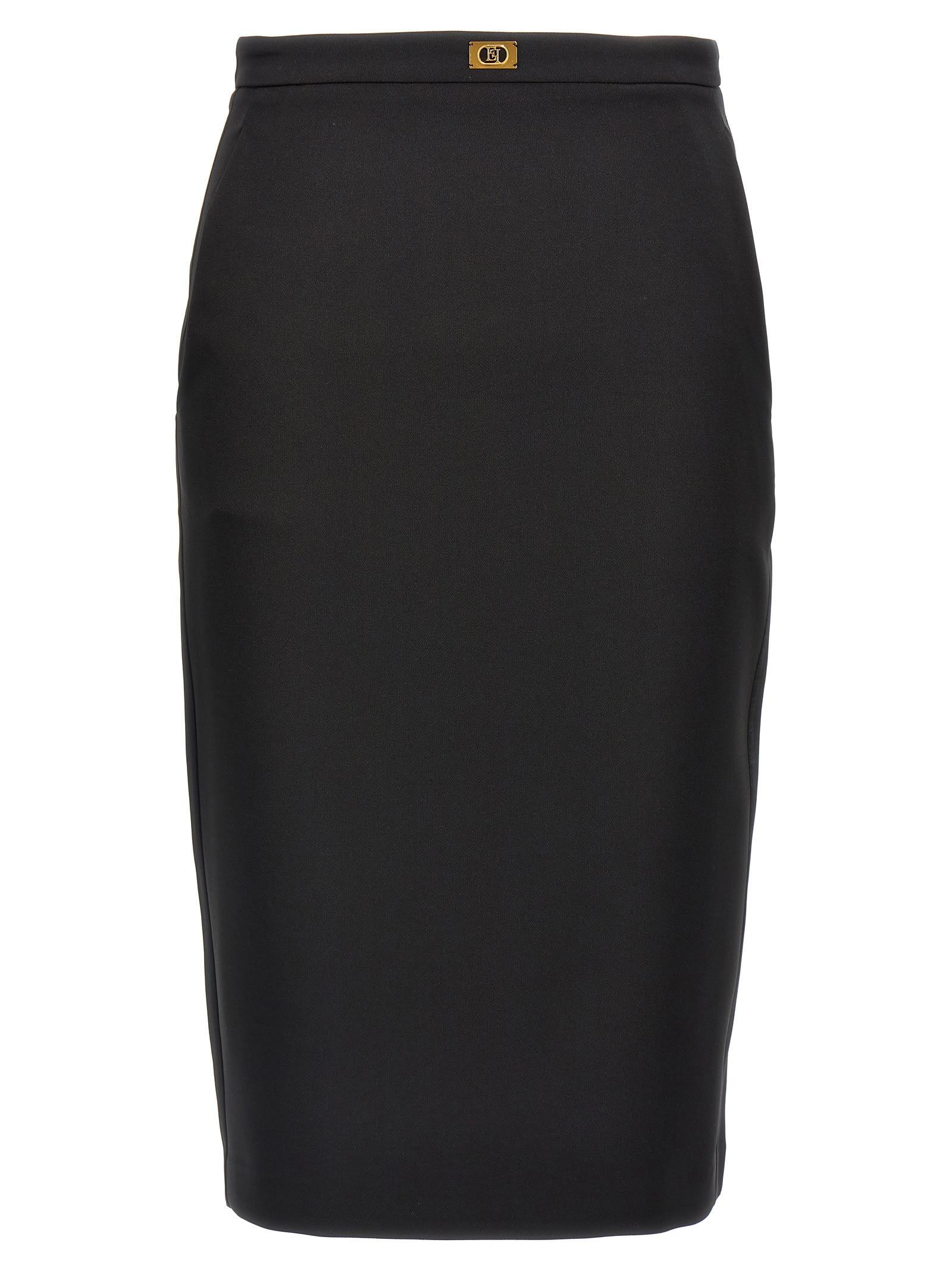 elisabetta franchi longuette skirt