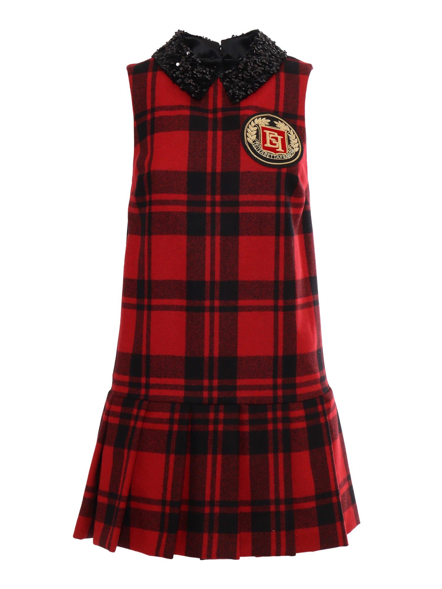 elisabetta franchi midi dress