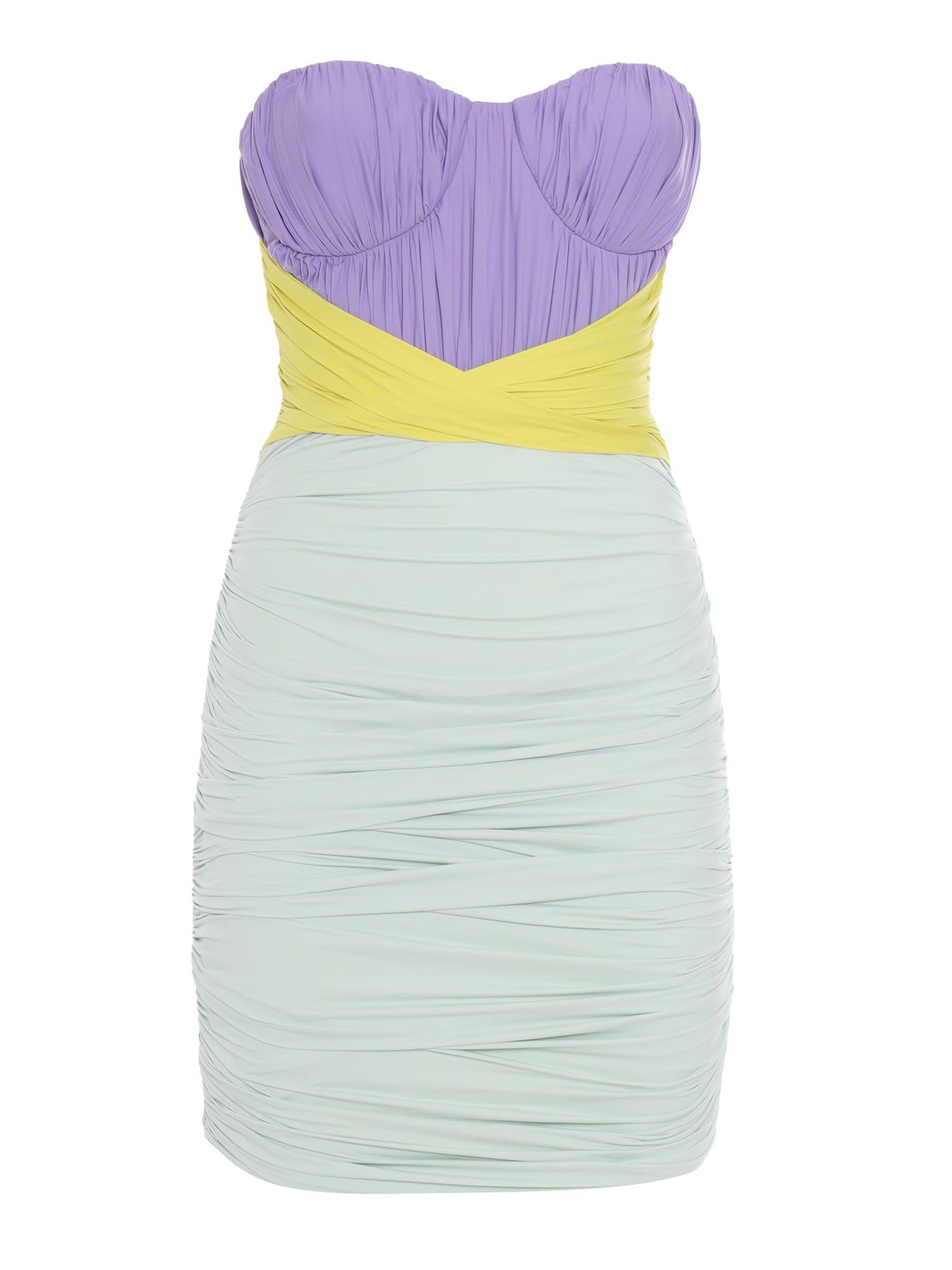 elisabetta franchi multicolor dress