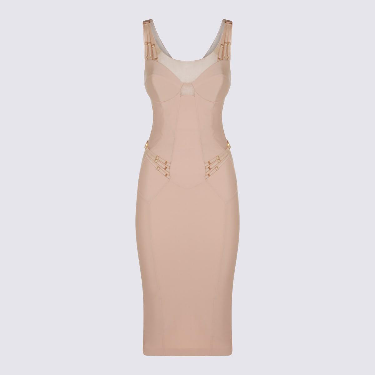 elisabetta franchi nude dress