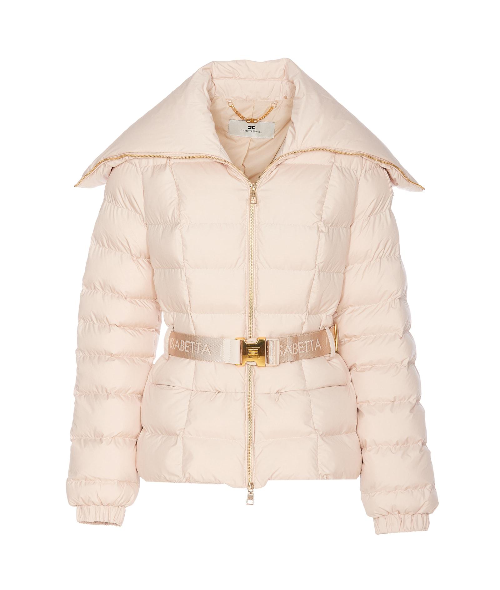elisabetta franchi padded down jacket