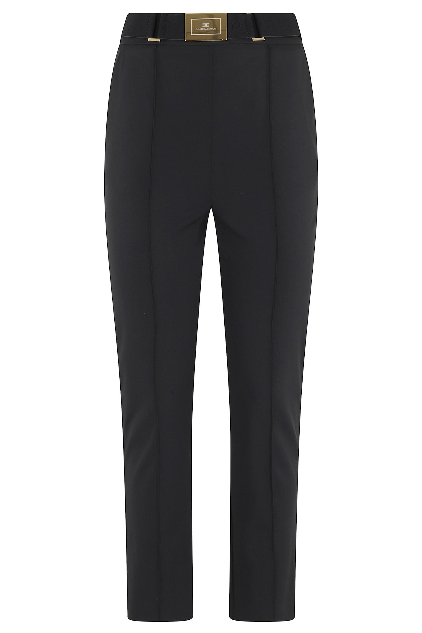 elisabetta franchi pantalone con cintura