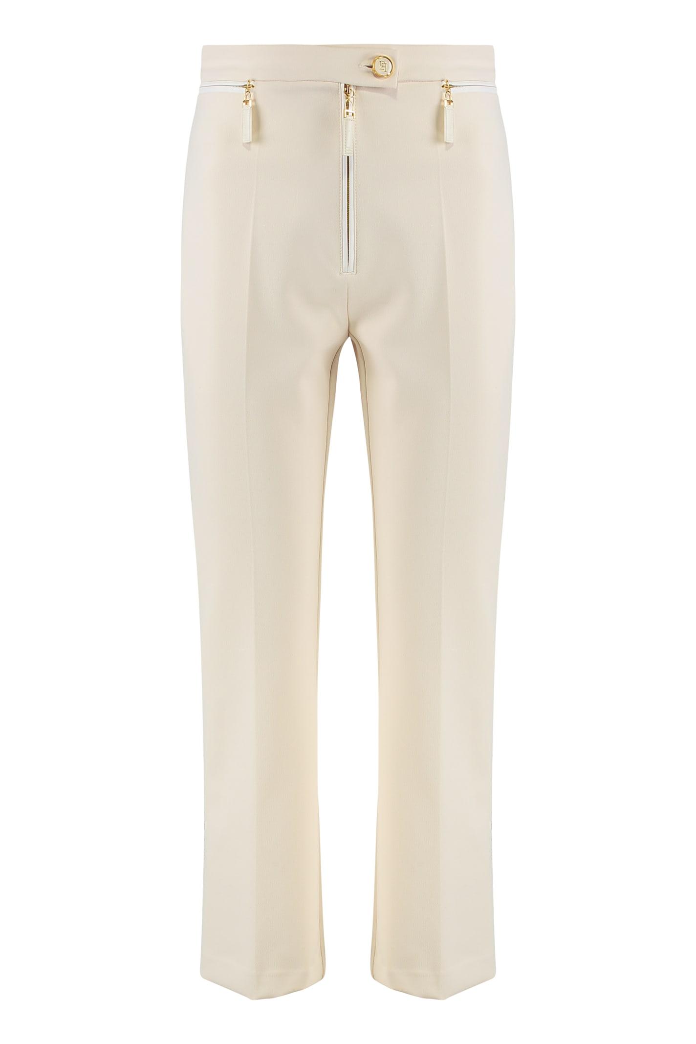 elisabetta franchi pants in double crepe