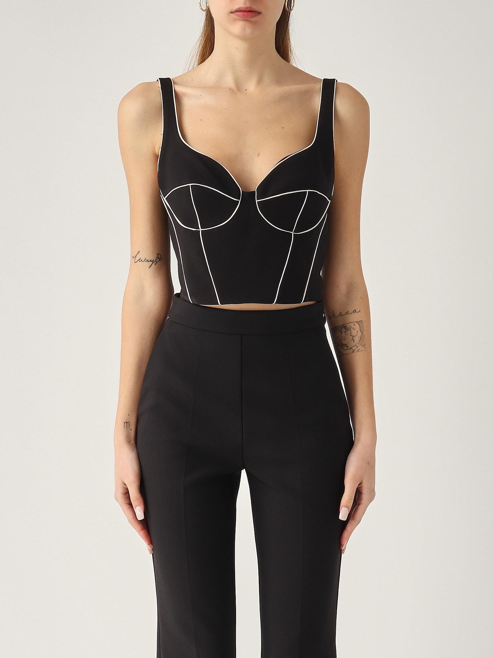 elisabetta franchi poliestere top-wear