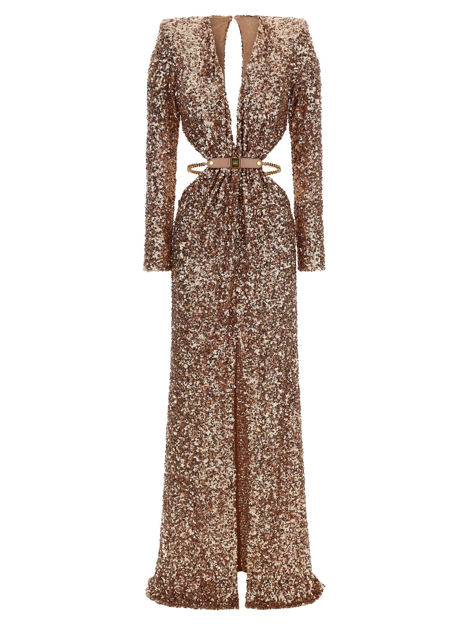 elisabetta franchi red carpet dress