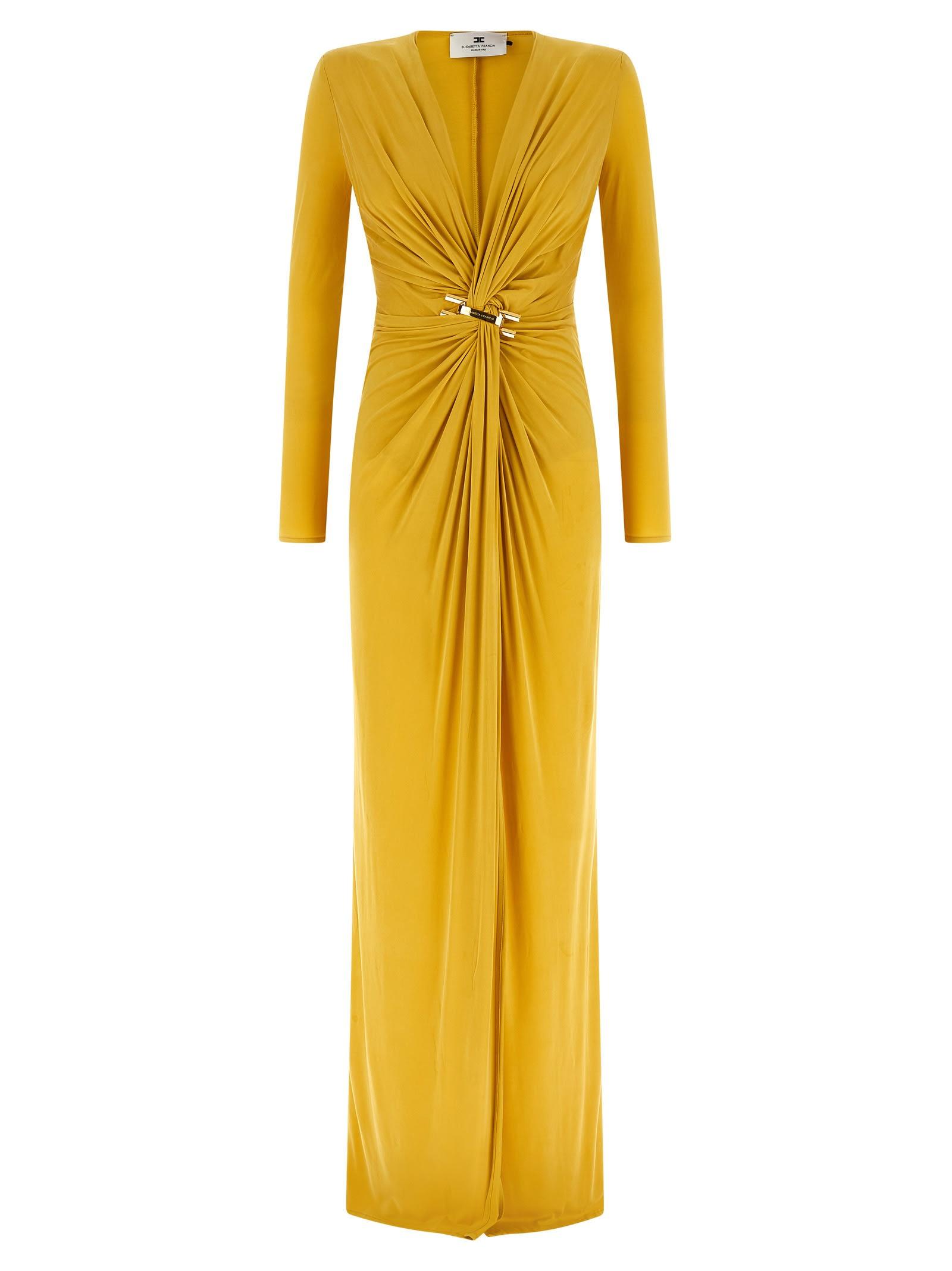elisabetta franchi red carpet dress