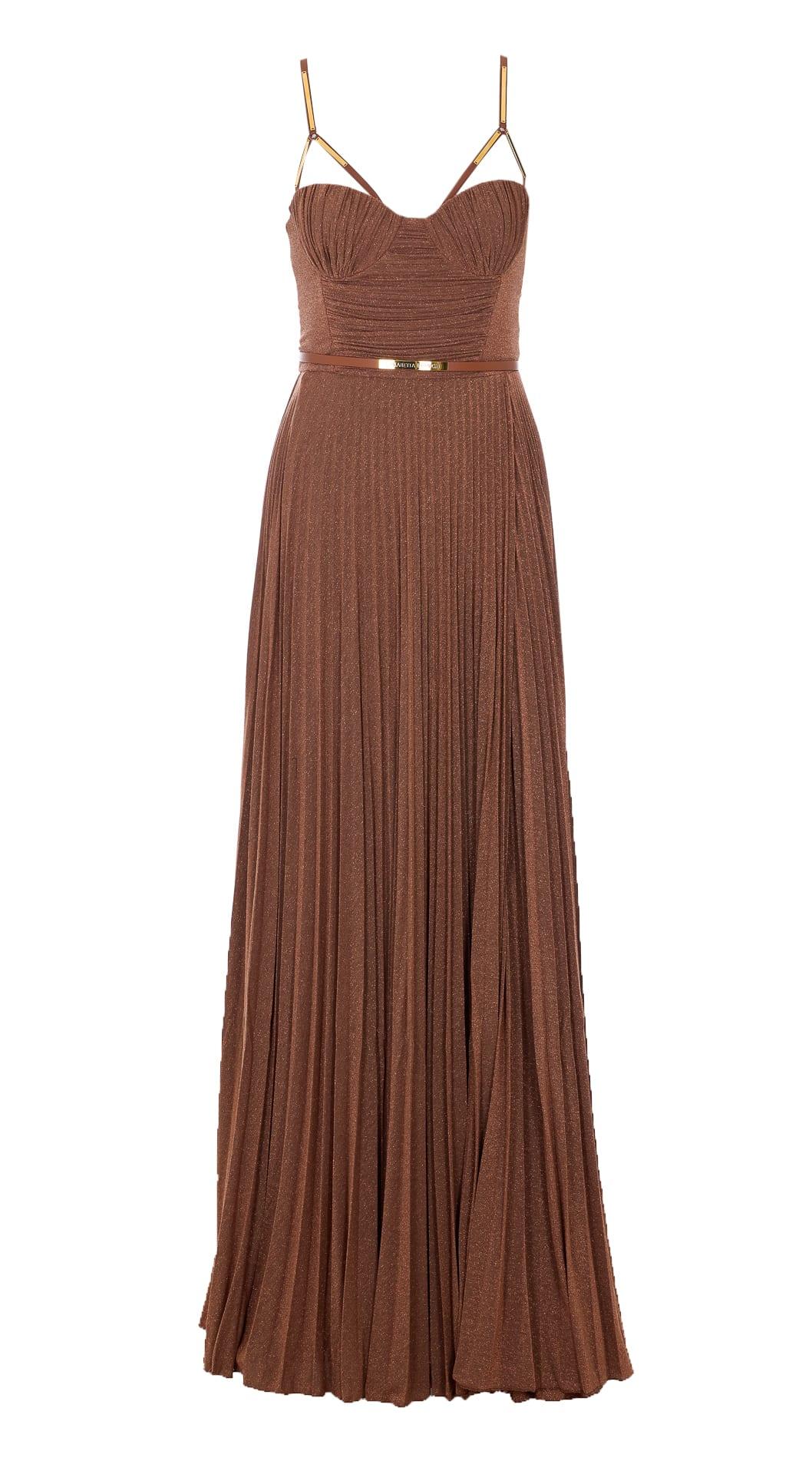 elisabetta franchi red carpet dress