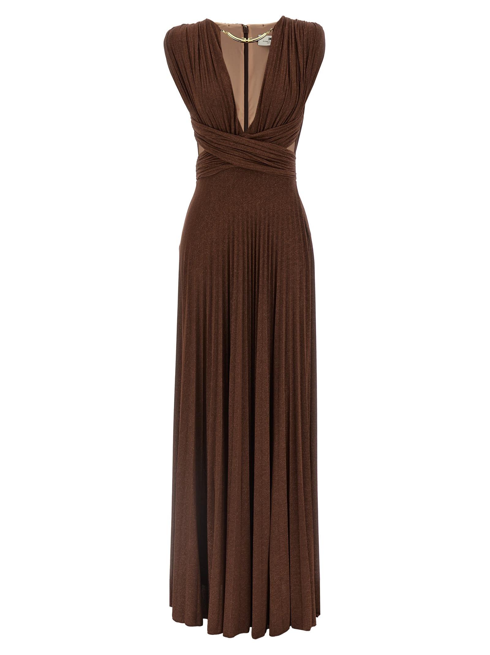 elisabetta franchi red carpet dress