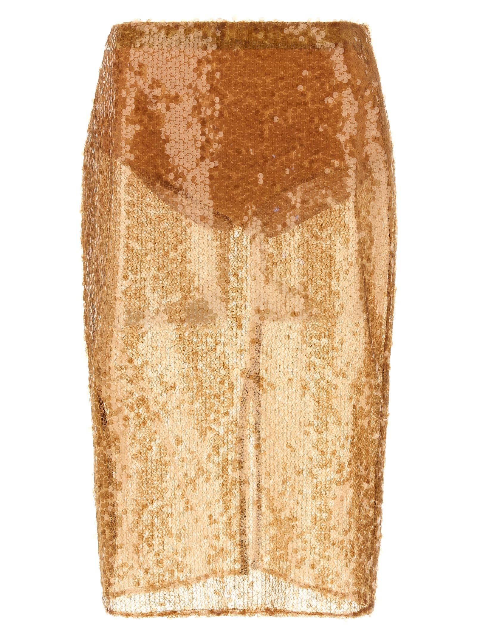 elisabetta franchi sequin skirt