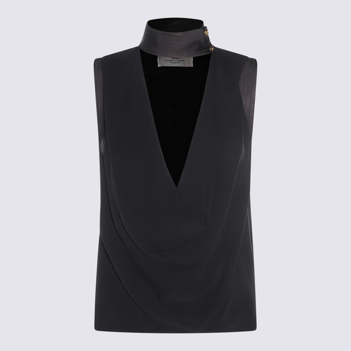 elisabetta franchi shirts black - women