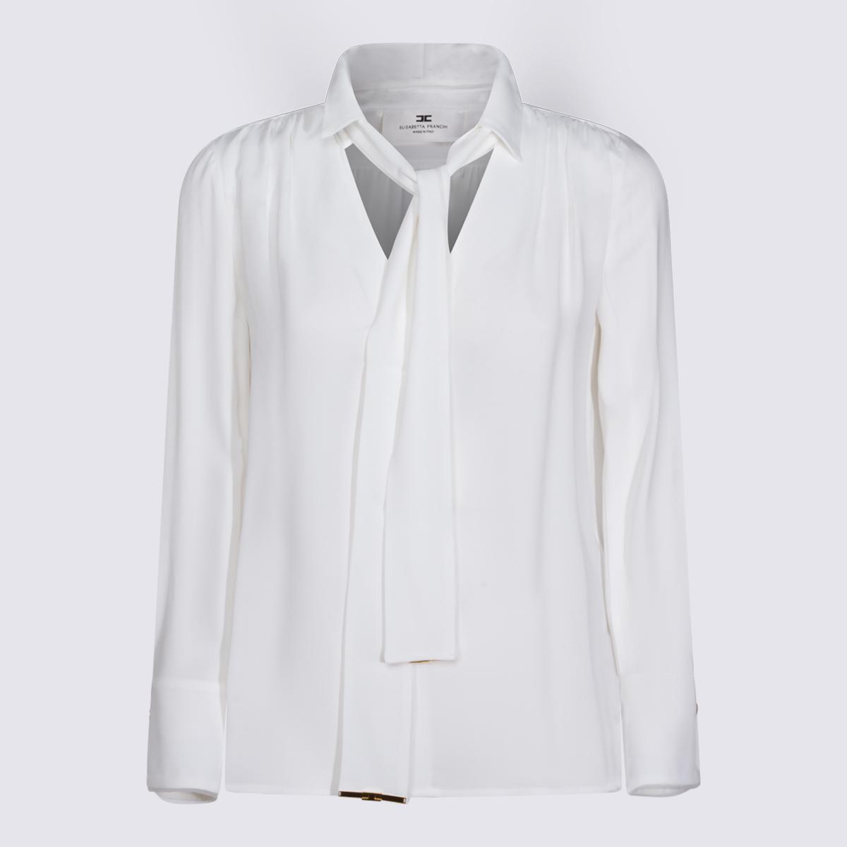 elisabetta franchi shirts ivory - women