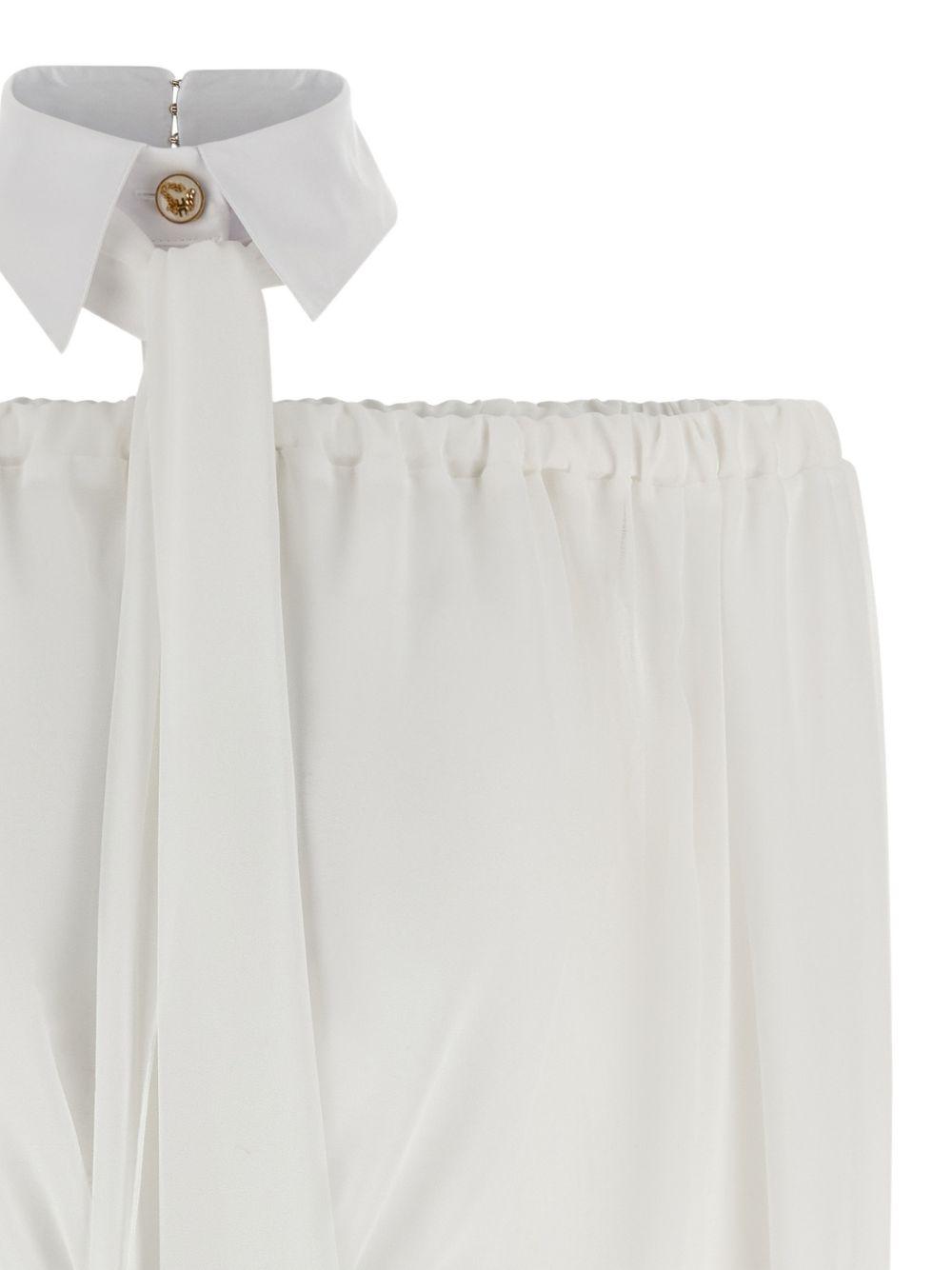 elisabetta franchi shirts ivory polyester - women