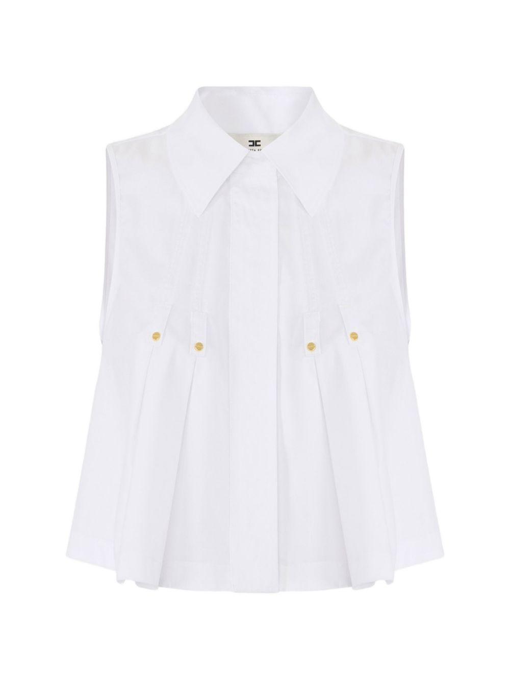 elisabetta franchi shirts white cotton - women