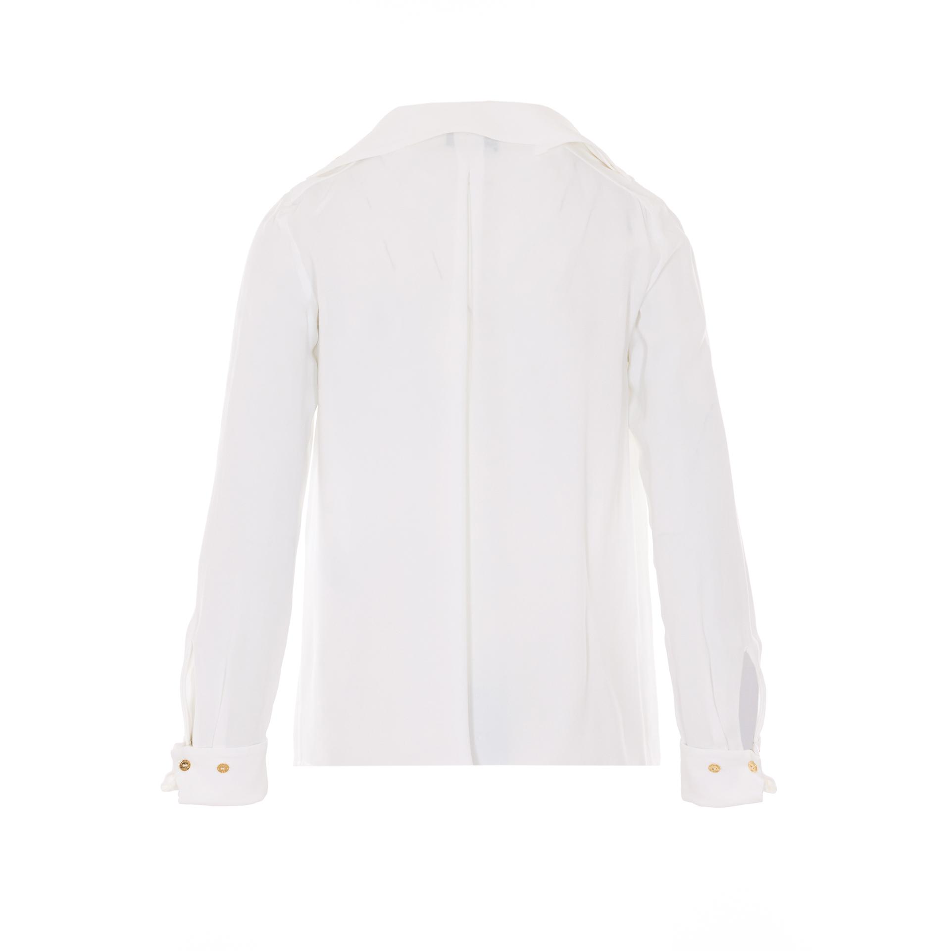 elisabetta franchi shirts white viscose - women