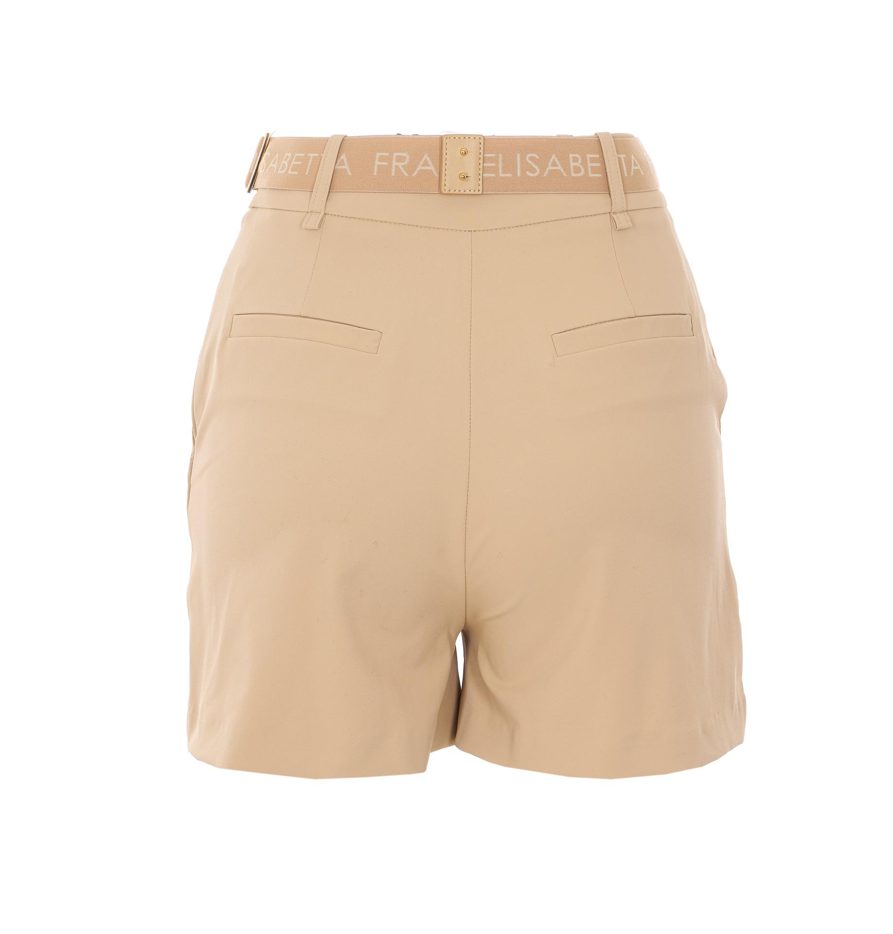 elisabetta franchi shorts beige polyamide - women