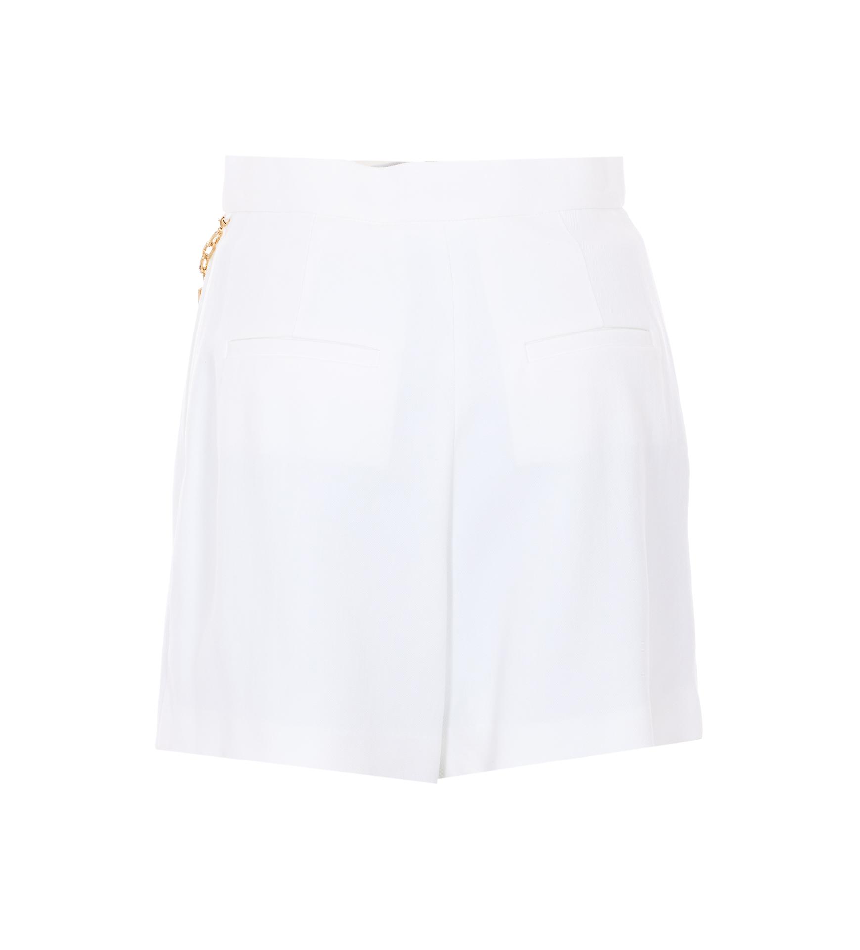 elisabetta franchi shorts white viscose - women
