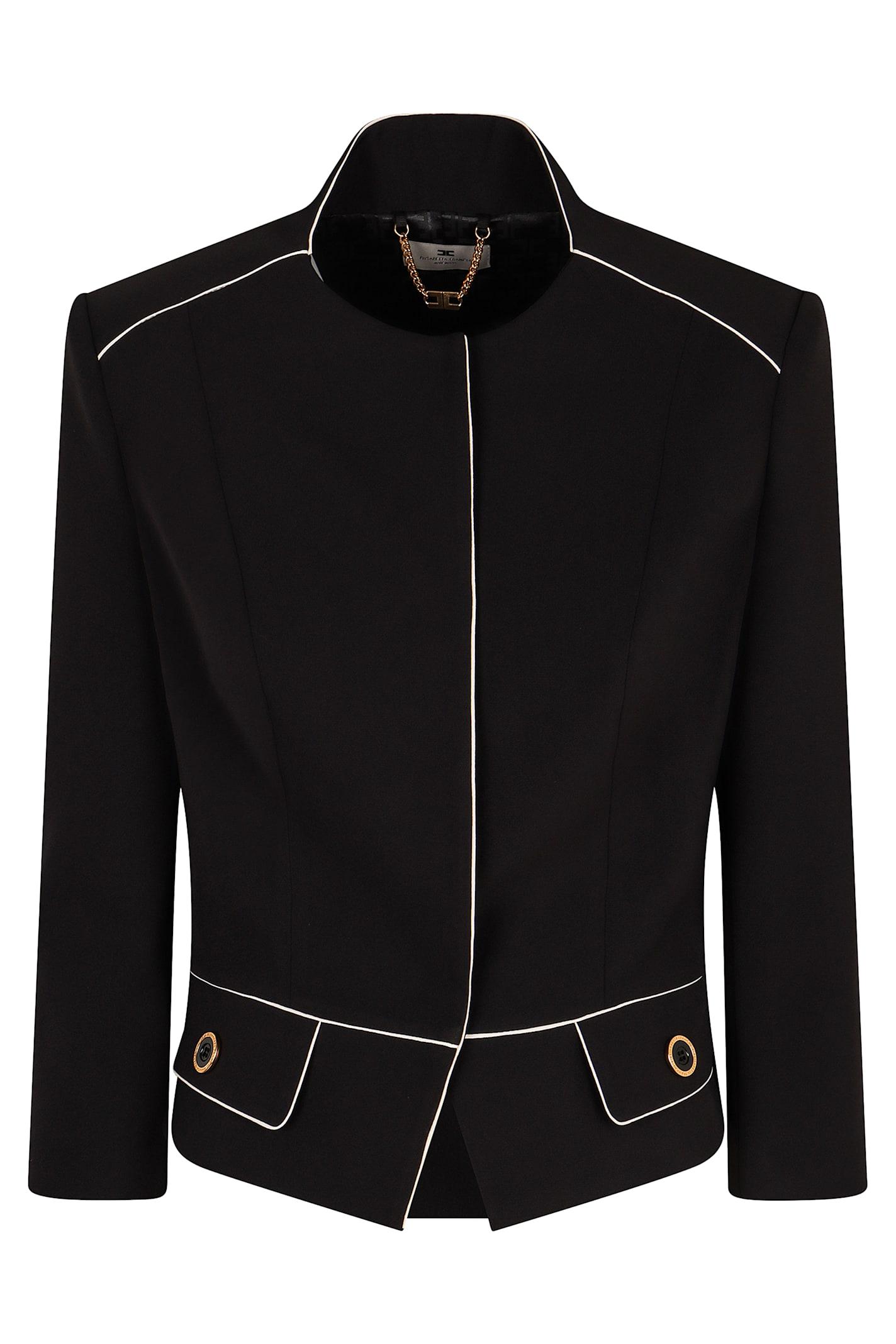 elisabetta franchi single-breasted jacket
