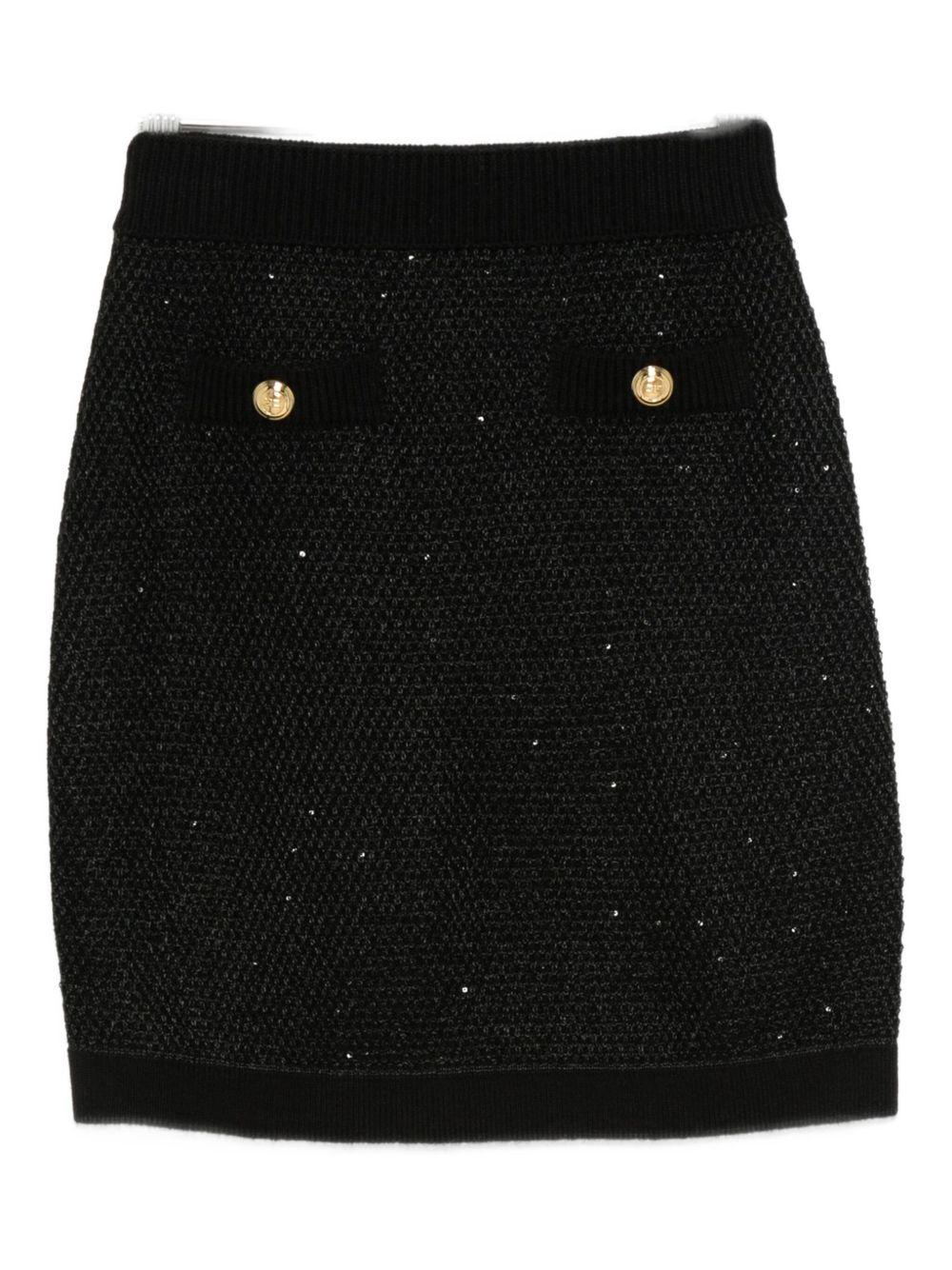 elisabetta franchi skirts black - women