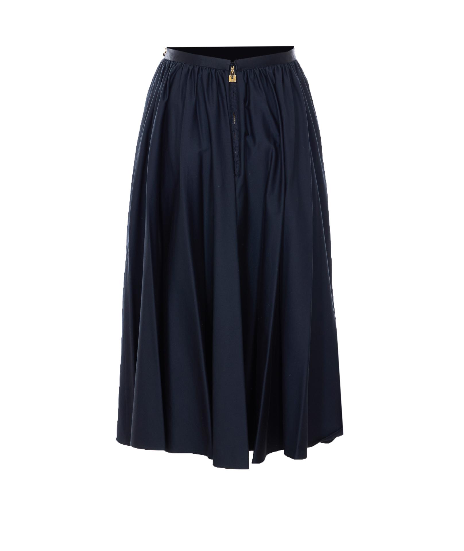 elisabetta franchi skirts black cotton - women