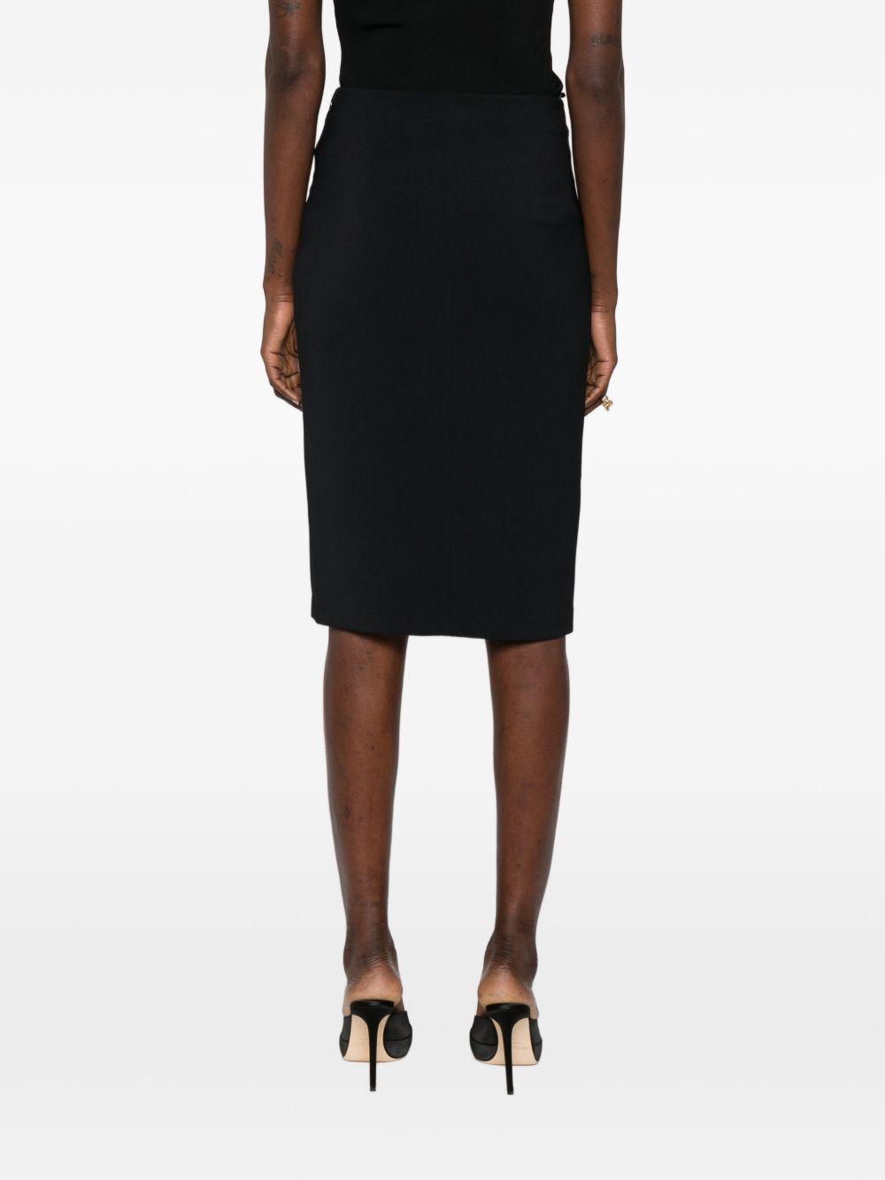 elisabetta franchi skirts black polyester - women