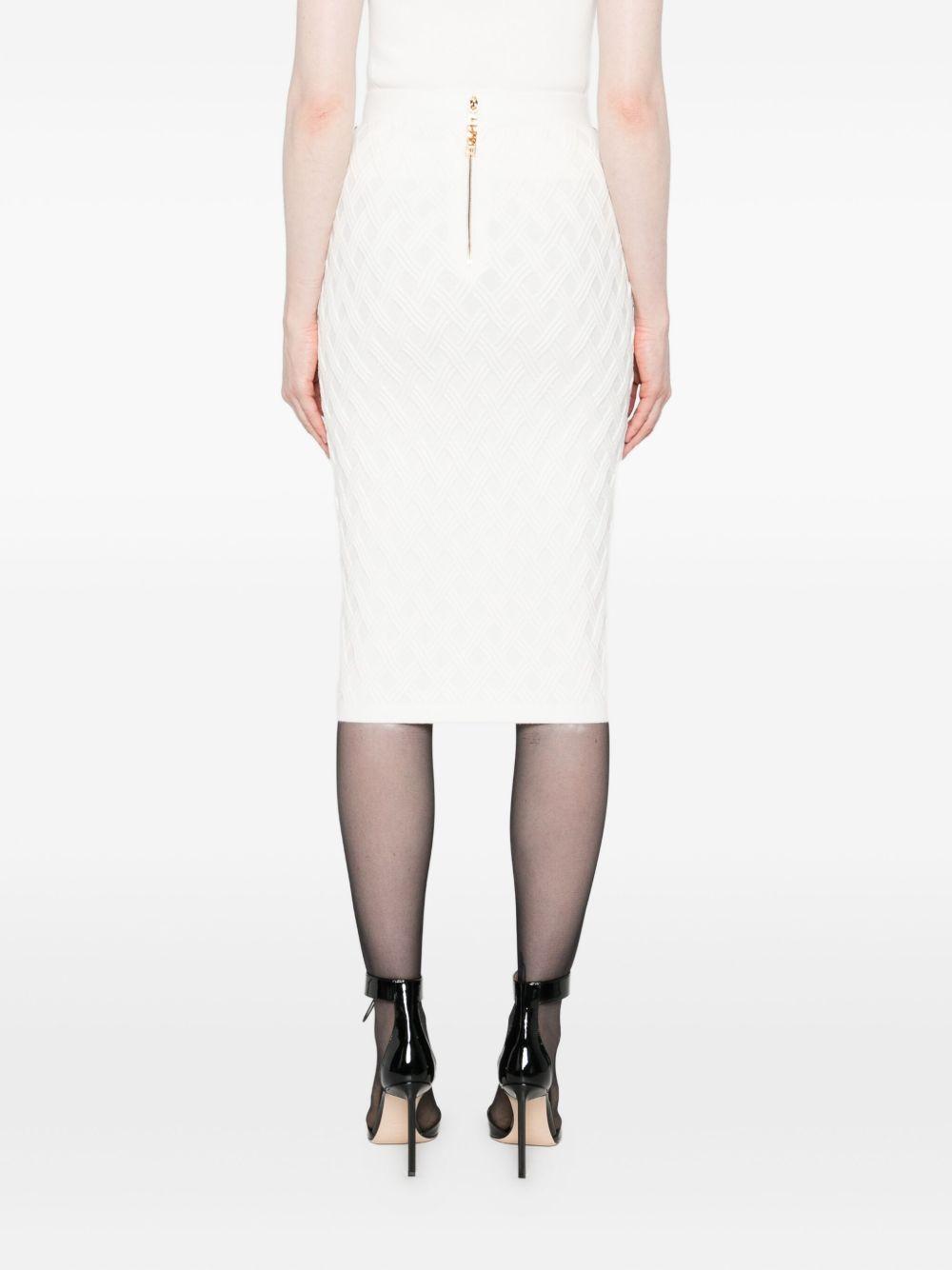 elisabetta franchi skirts ivory viplpa - women