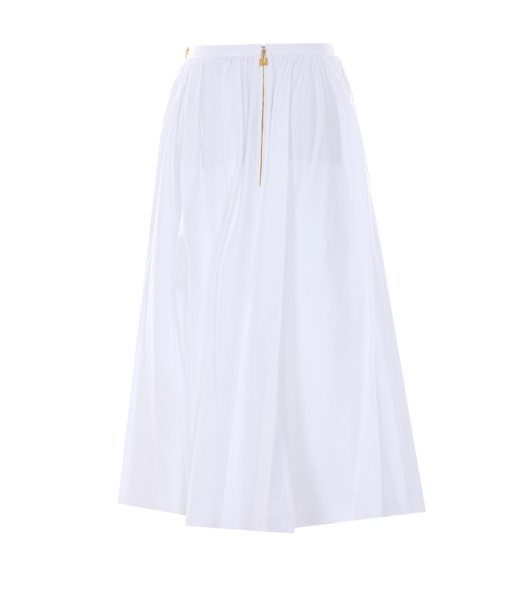 elisabetta franchi skirts white cotton - women