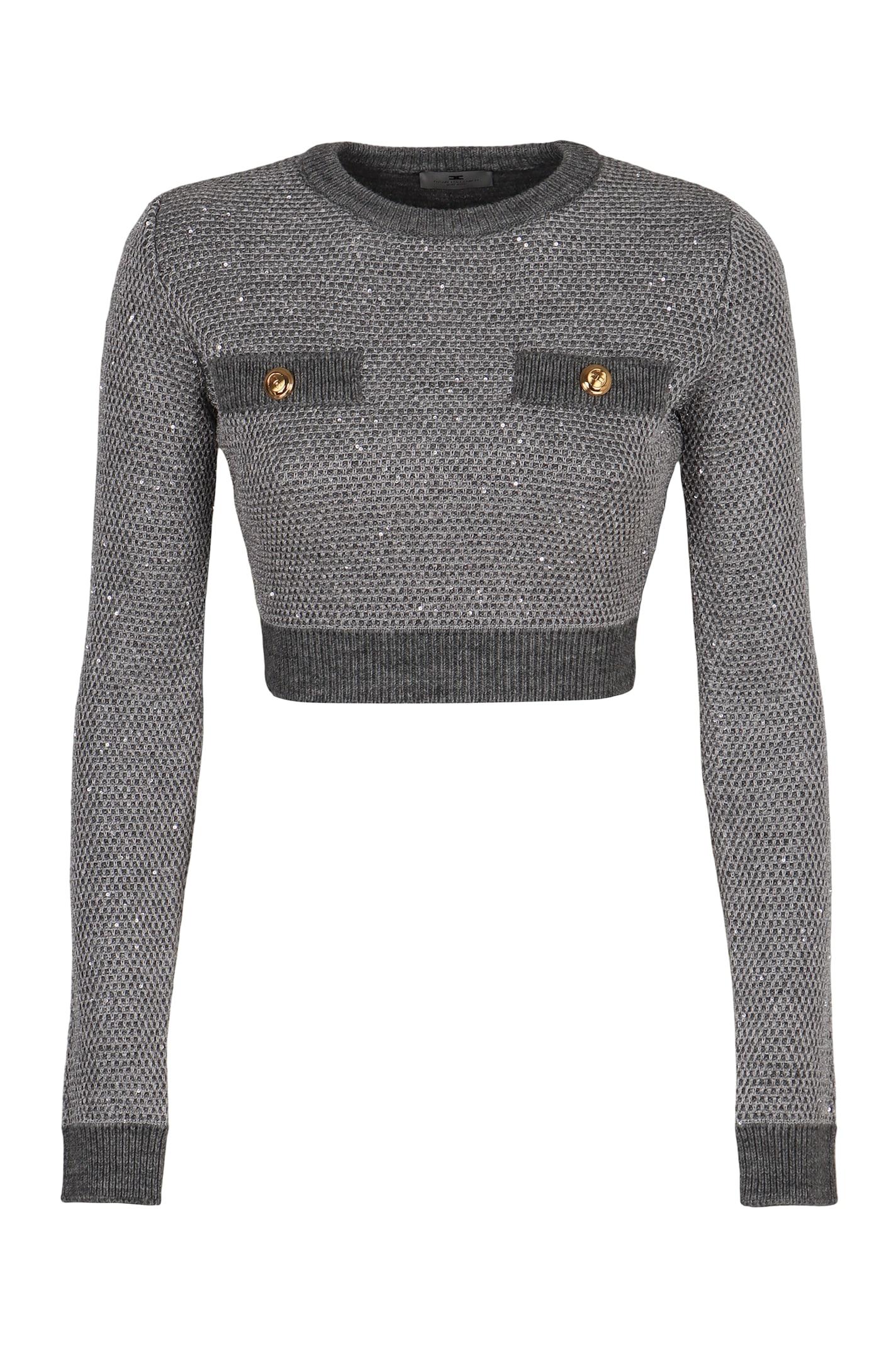 elisabetta franchi sweater with sequins